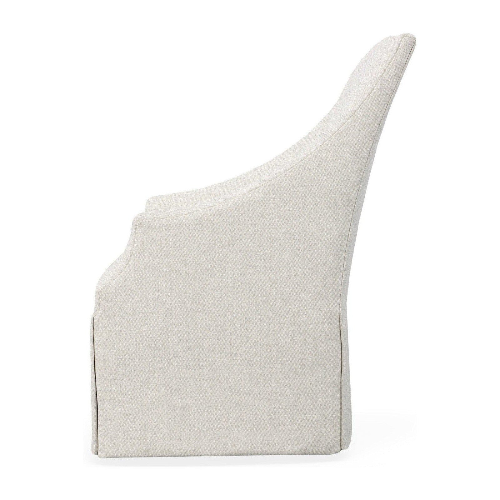 Century Furniture Century Chair Stocked Meadow Host Chair With Casters - Image 3