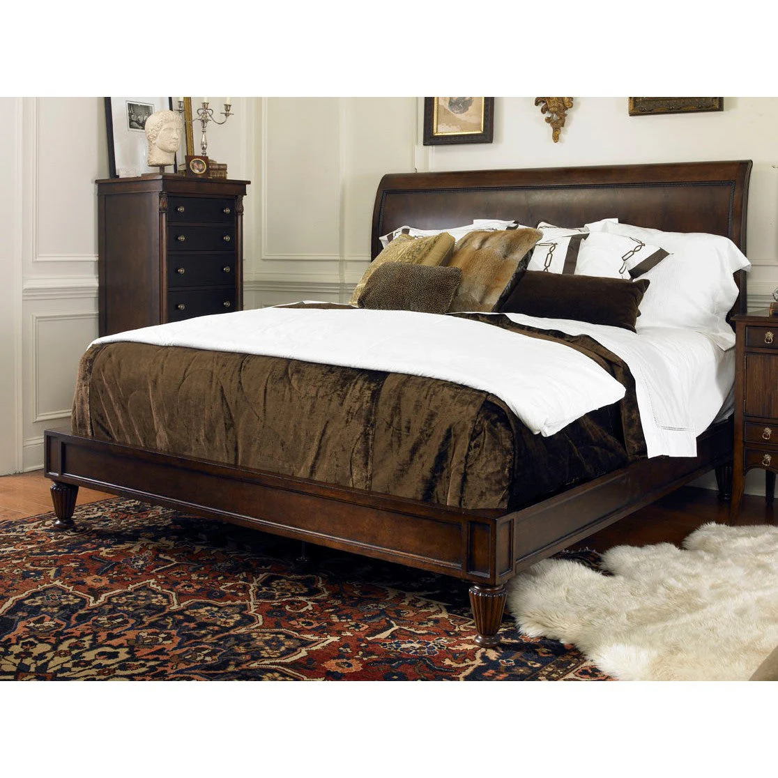 Century Furniture Chelsea Club Knightsbridge Platform Bed - King - Image 2