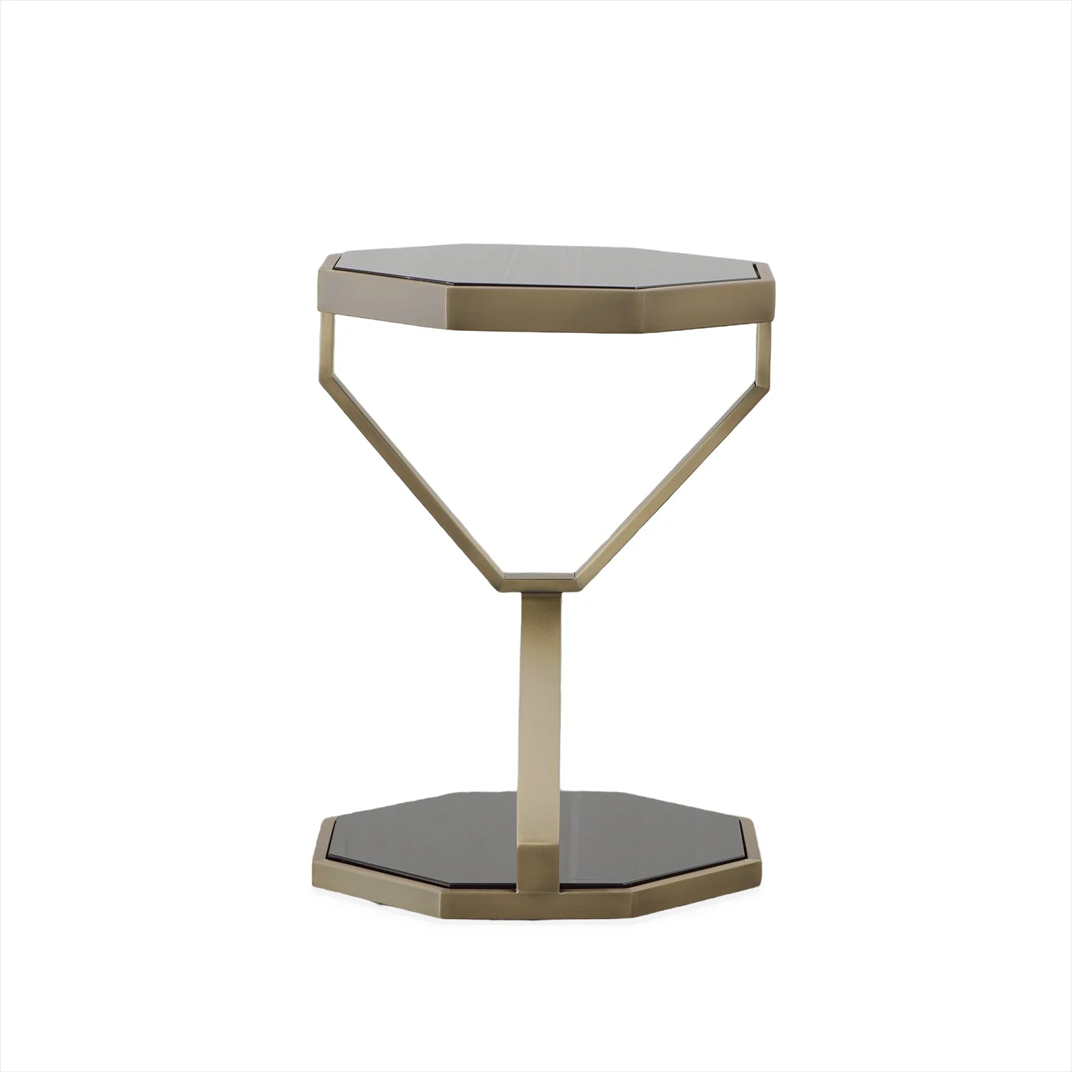 Century Furniture Compositions Drinks Table with Glass Top - Image 4
