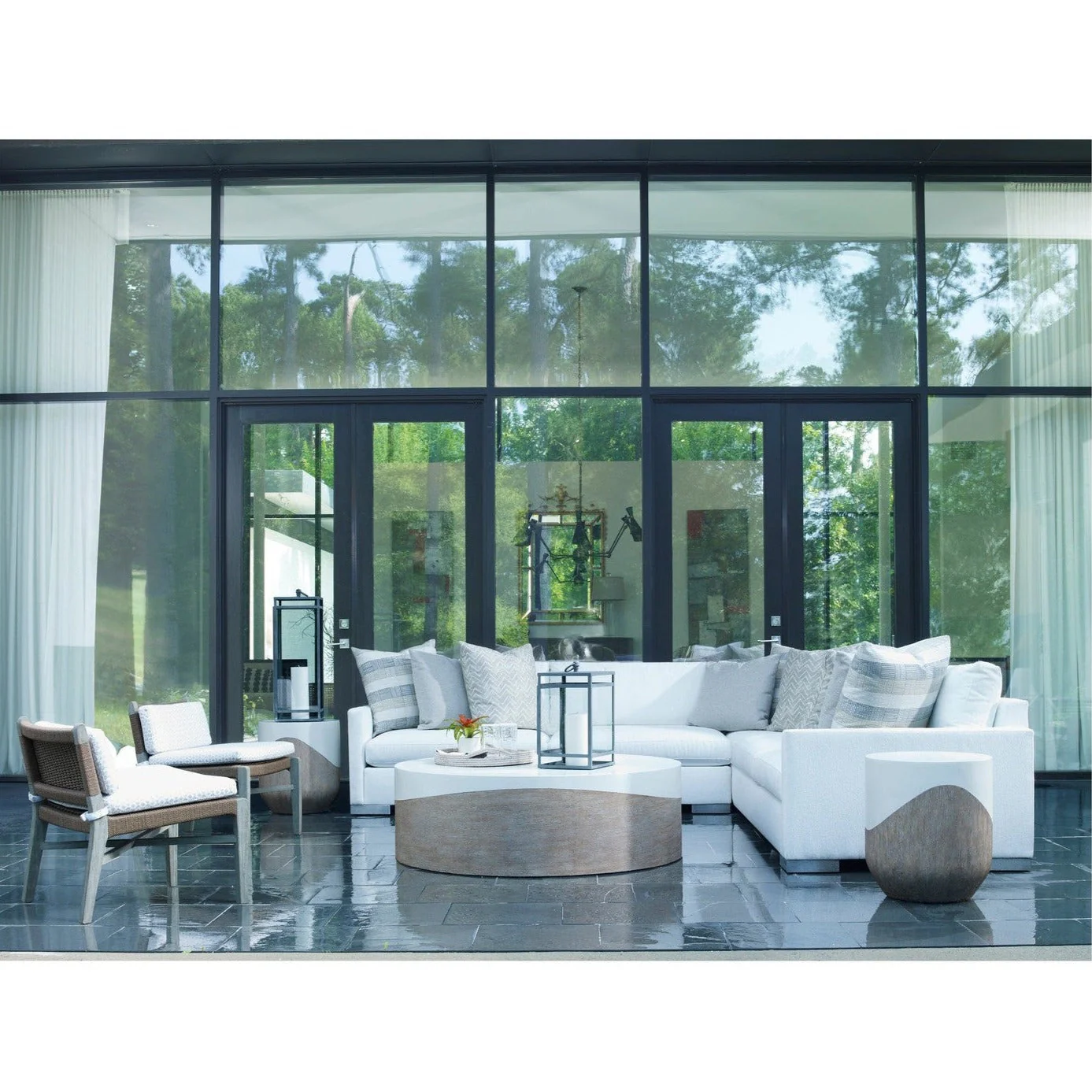 Century Furniture Danny Outdoor Cocktail Table - Image 2