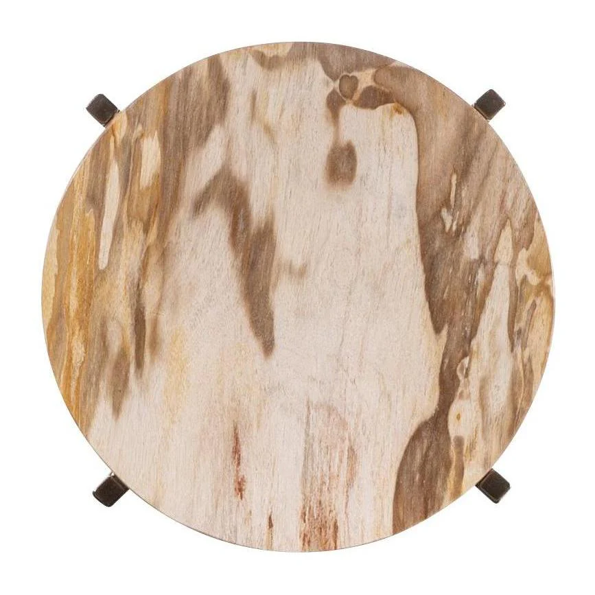 Century Furniture Grand Tour Acme Petrified Wood Drinks Table - Image 5