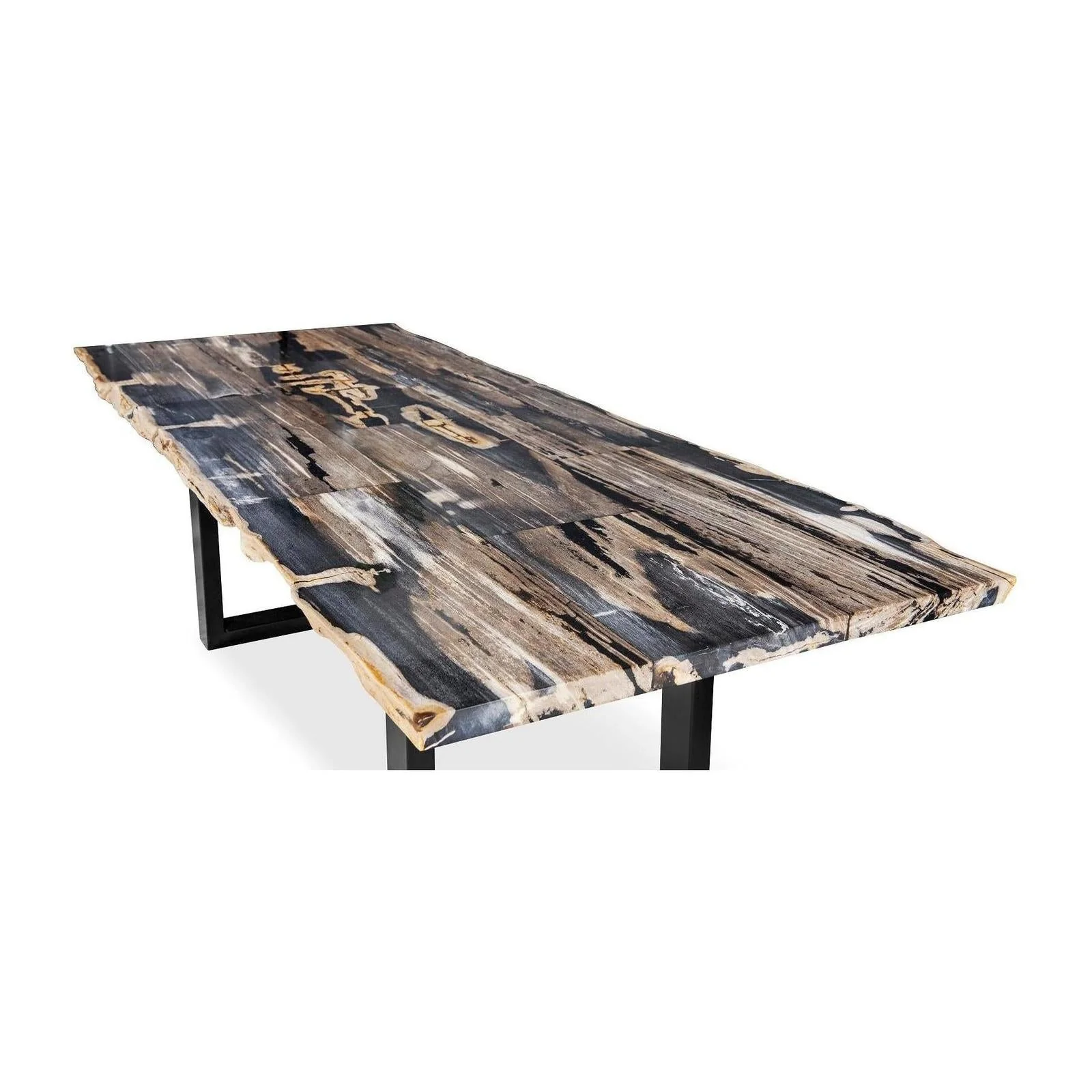 Century Furniture Grand Tour Andreas Petrified Wood Dining Table - Image 4