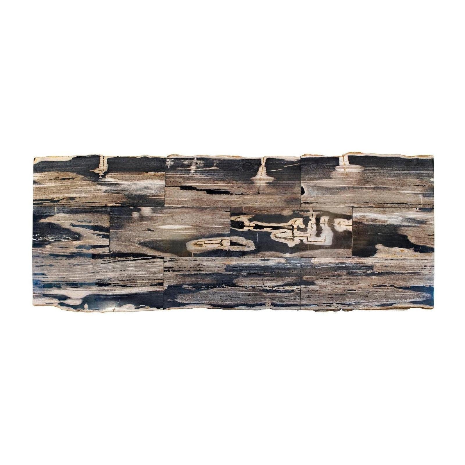 Century Furniture Grand Tour Andreas Petrified Wood Dining Table - Image 5