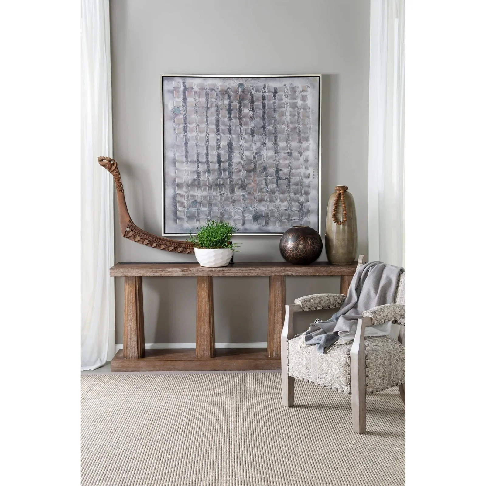 Century Furniture Grand Tour Beaumont Console Table Clearance - Image 2
