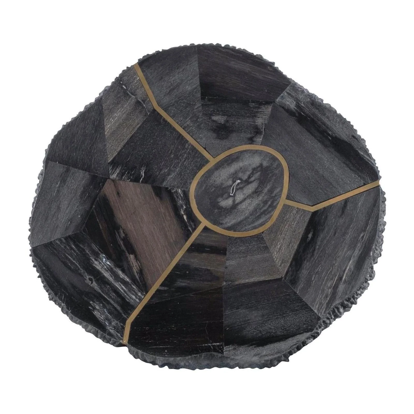 Century Furniture Grand Tour Elan Petrified Wood Accent Table - Image 3