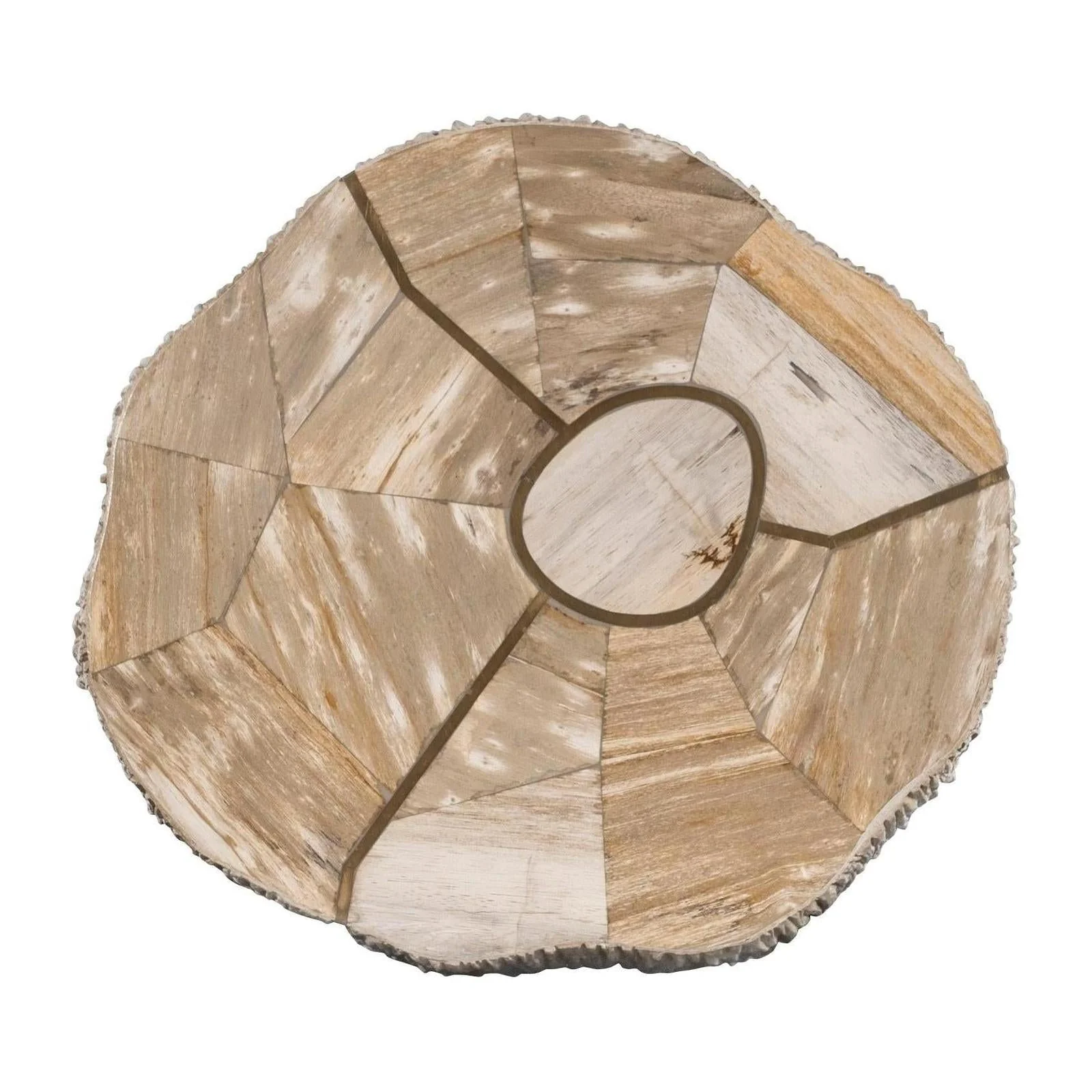 Century Furniture Grand Tour Elan Petrified Wood Accent Table - Image 6