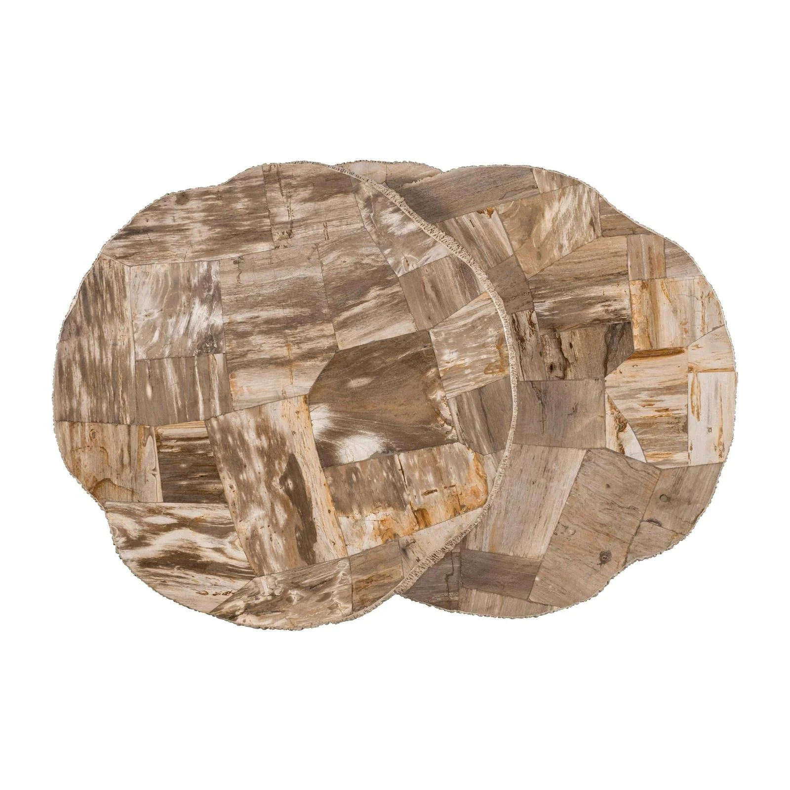 Century Furniture Grand Tour Elan Petrified Wood Stack Cocktail Light - Image 2