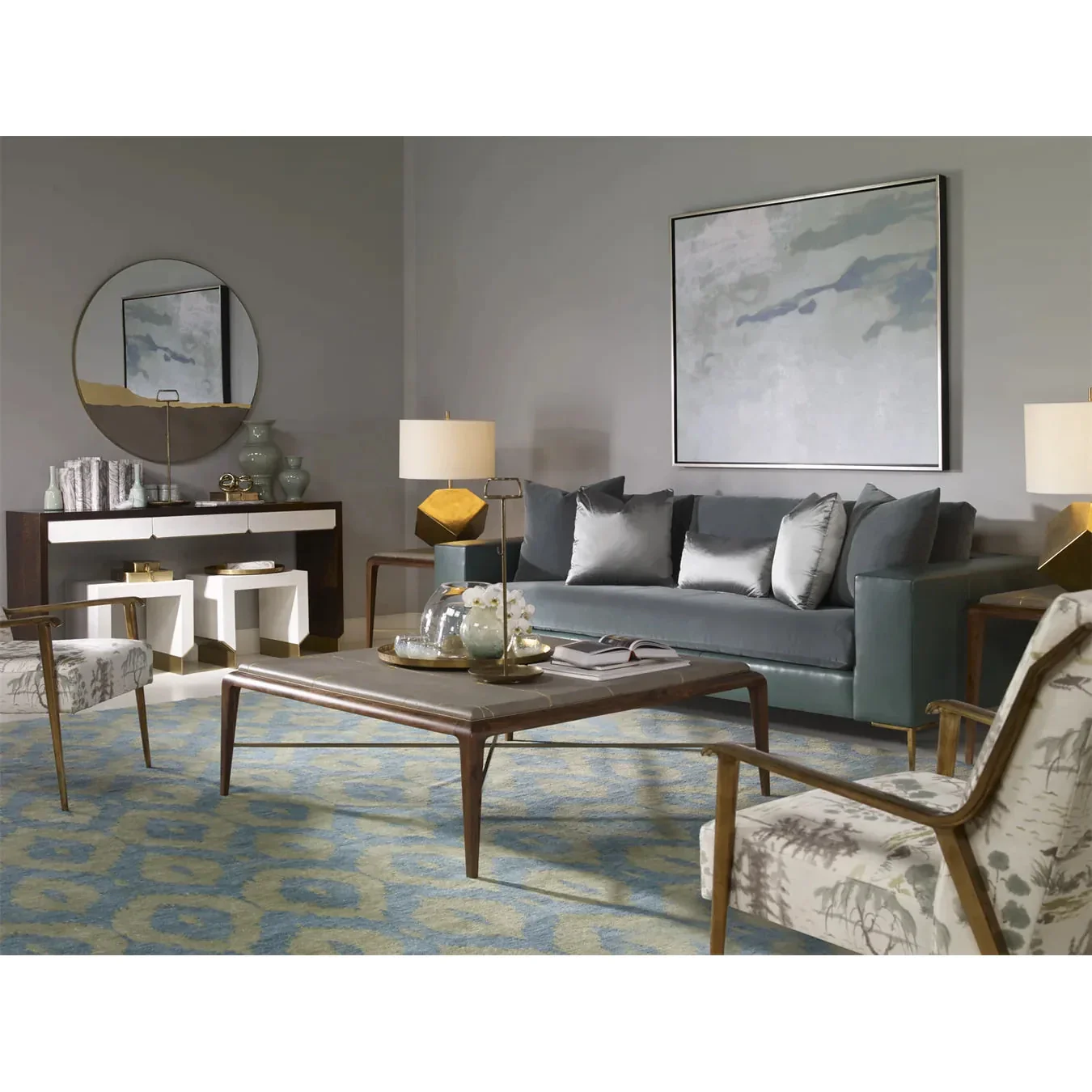 Century Furniture Grand Tour Fractal Bench - Image 2