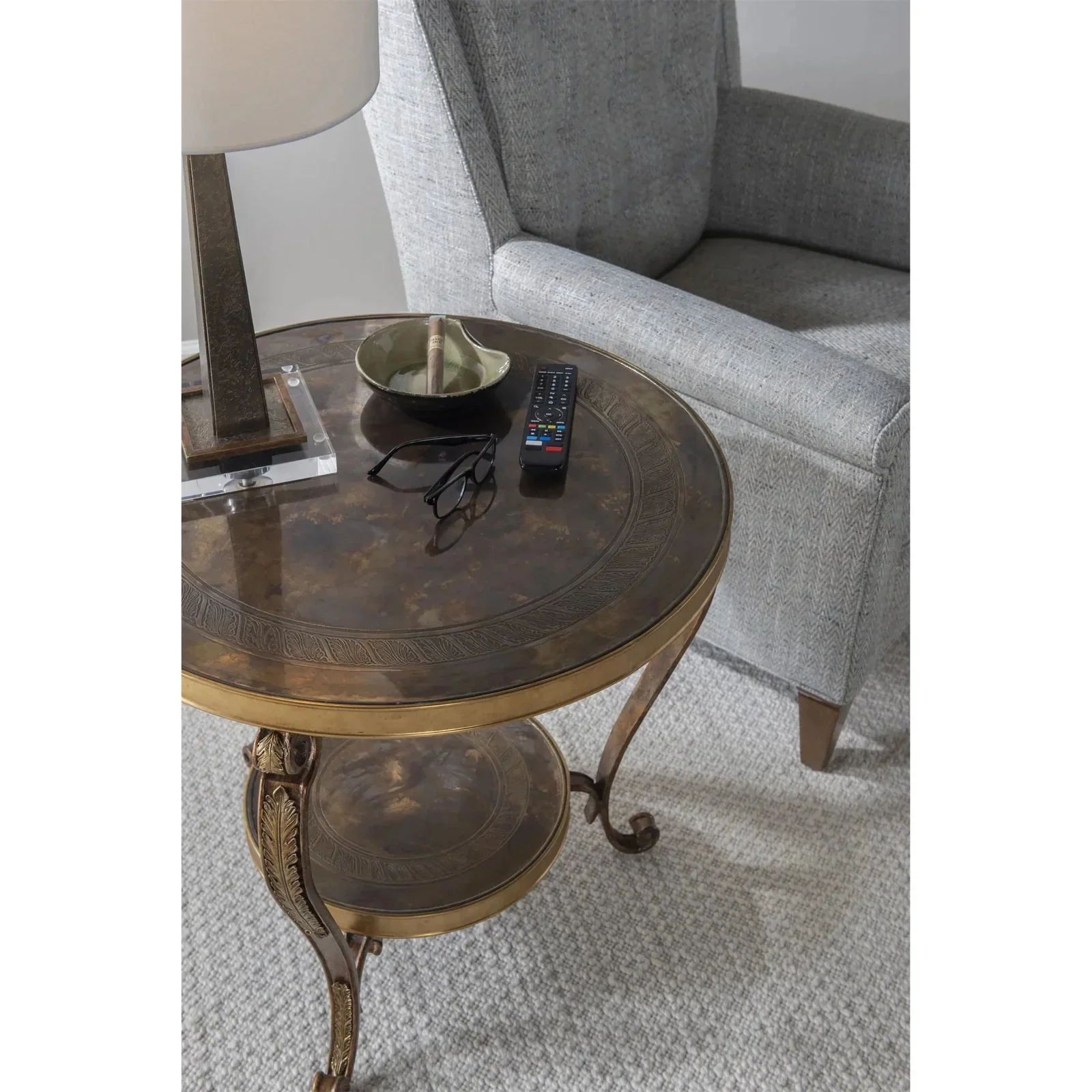 Century Furniture Grand Tour Lamp Table - Image 2
