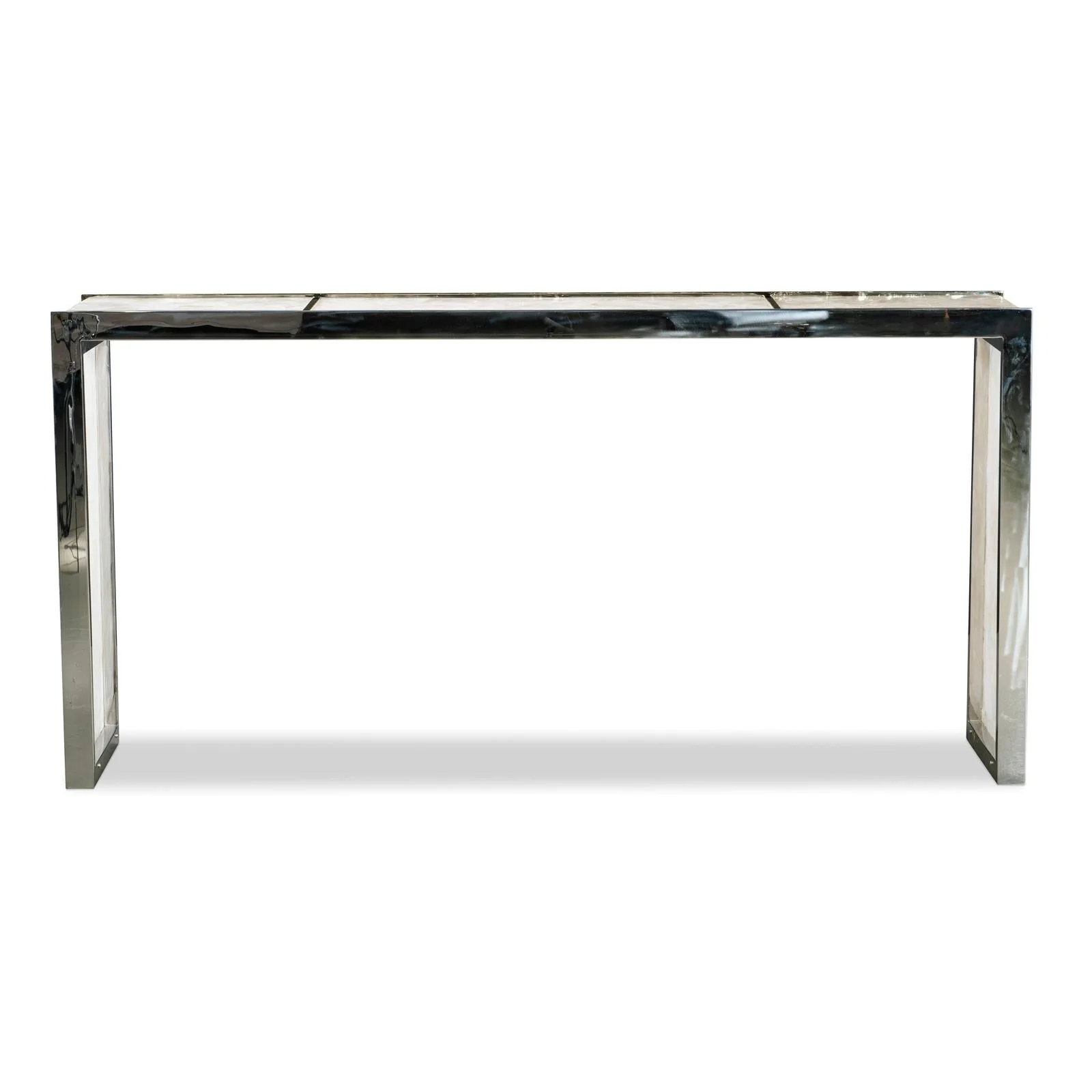 Century Furniture Grand Tour Samantha Glassy Quartz Console Table - Image 2