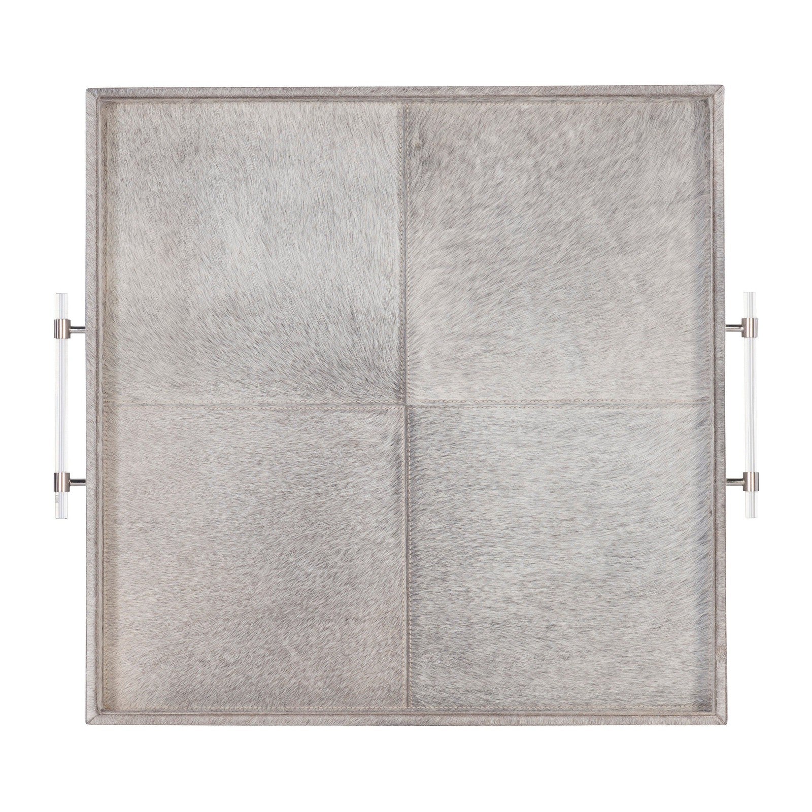 Century Furniture Grand Tour Sterling Hair-On-Hide Tray - Image 2