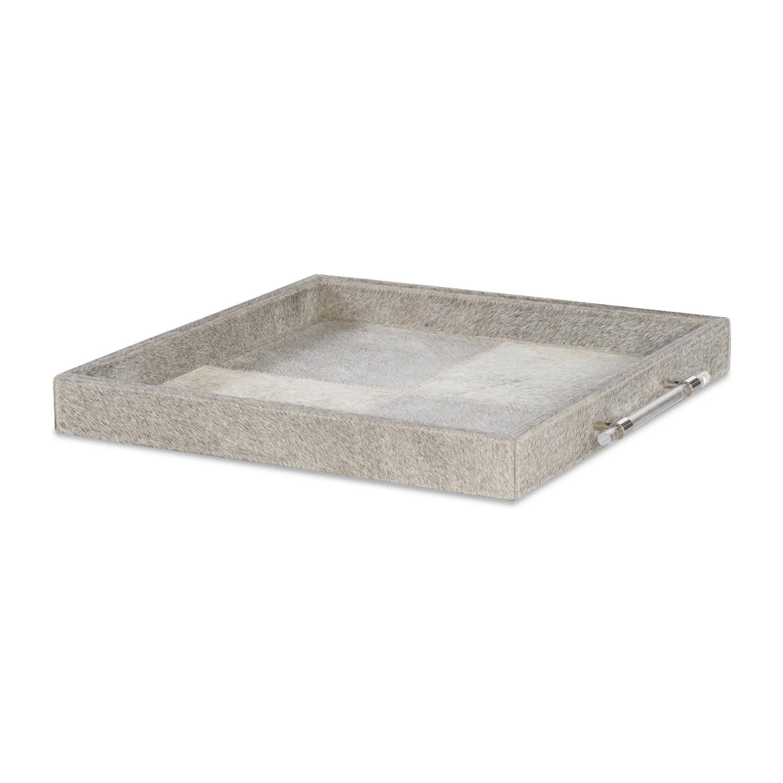 Century Furniture Grand Tour Sterling Hair-On-Hide Tray - Image 3