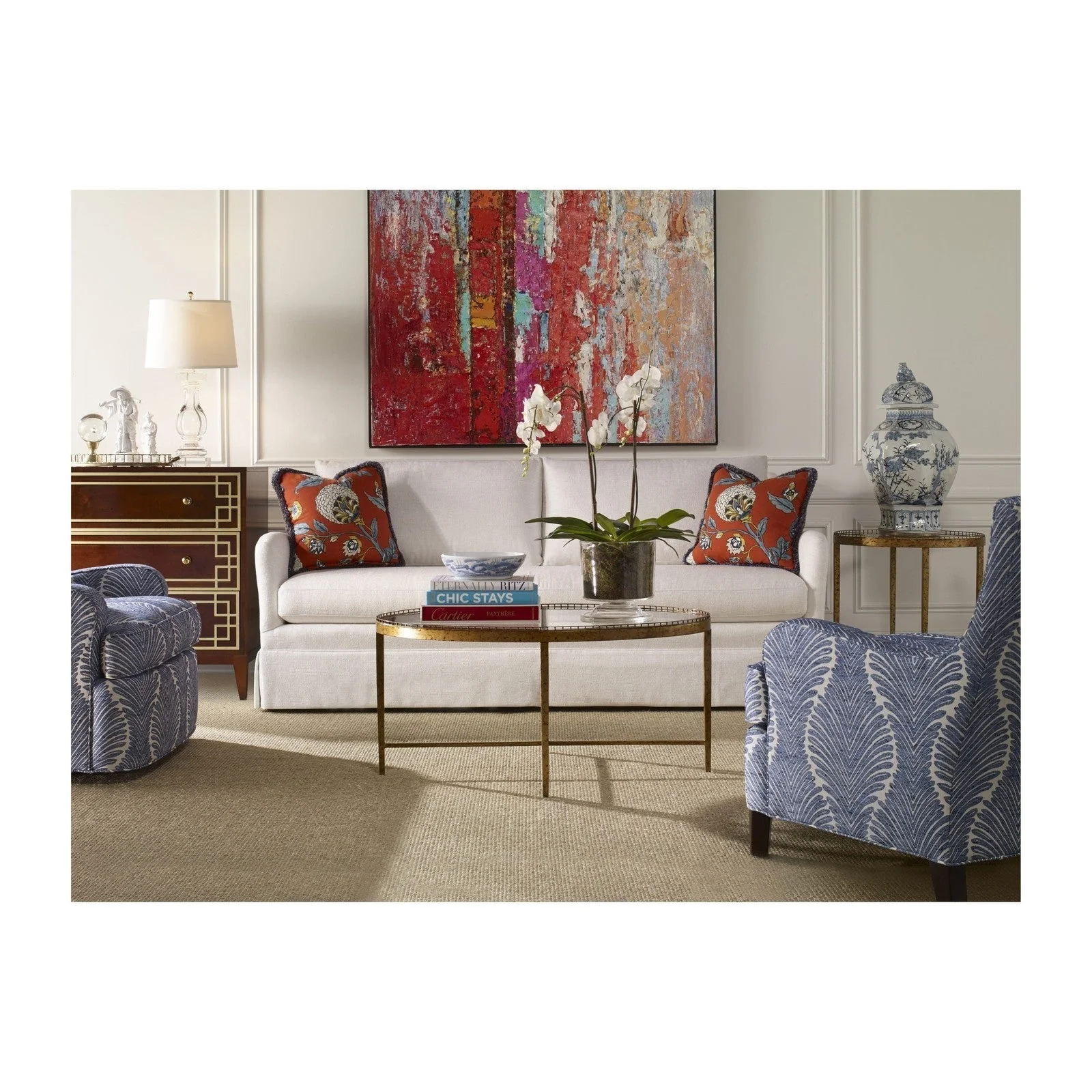 Century Furniture Logan Round Chairside Table - Image 3
