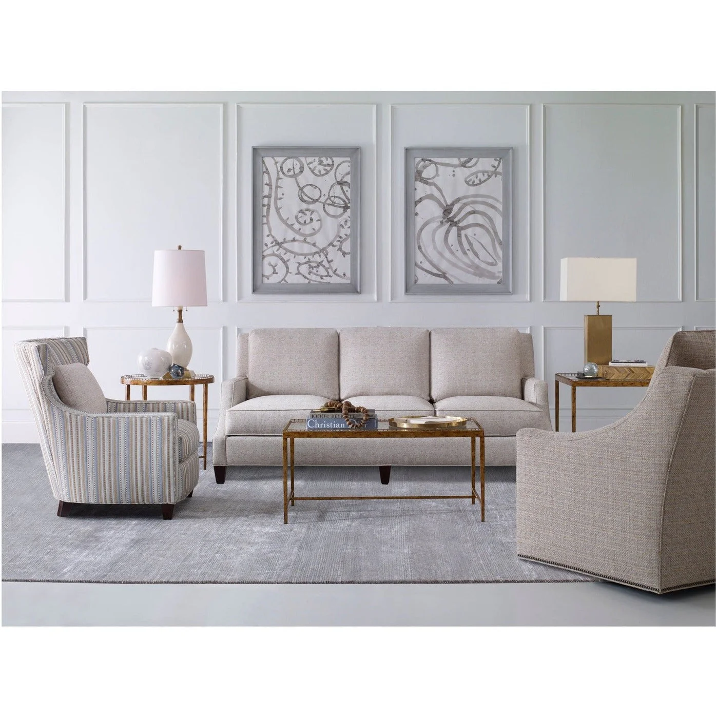Century Furniture Logan Round Chairside Table - Image 4