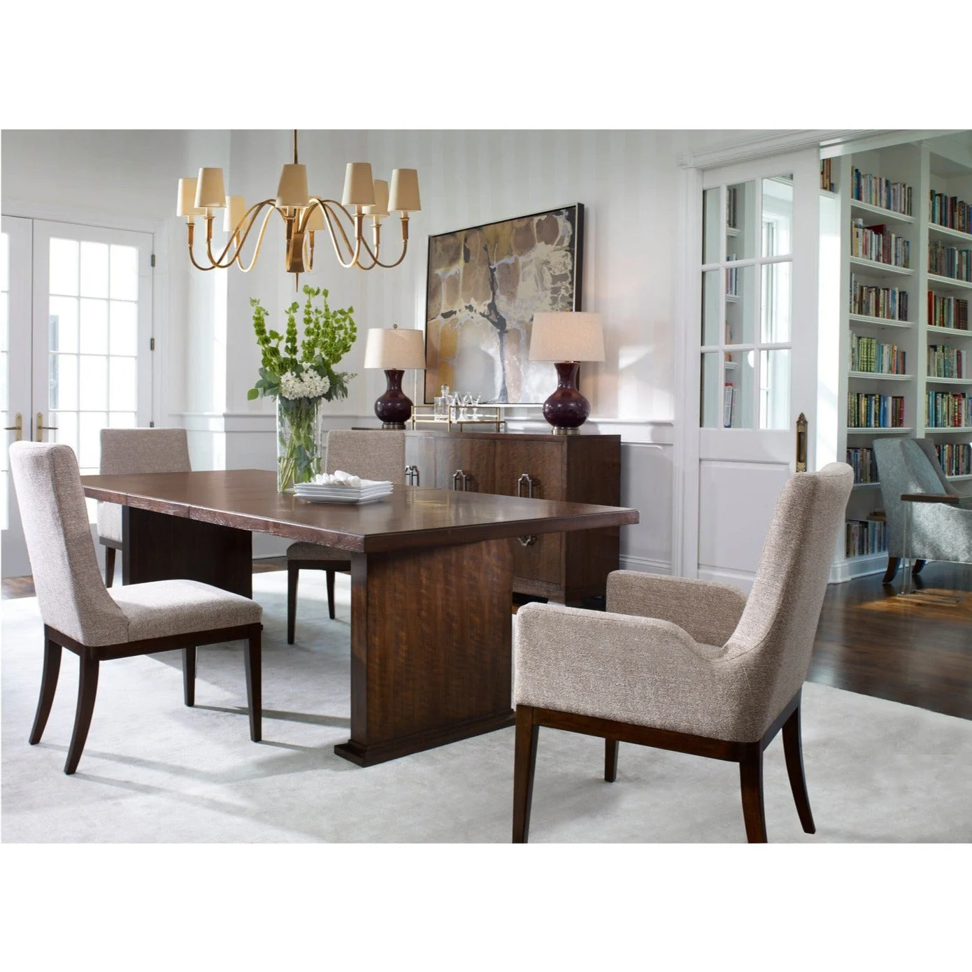 Century Furniture Marten Dining Arm Chair - Image 4
