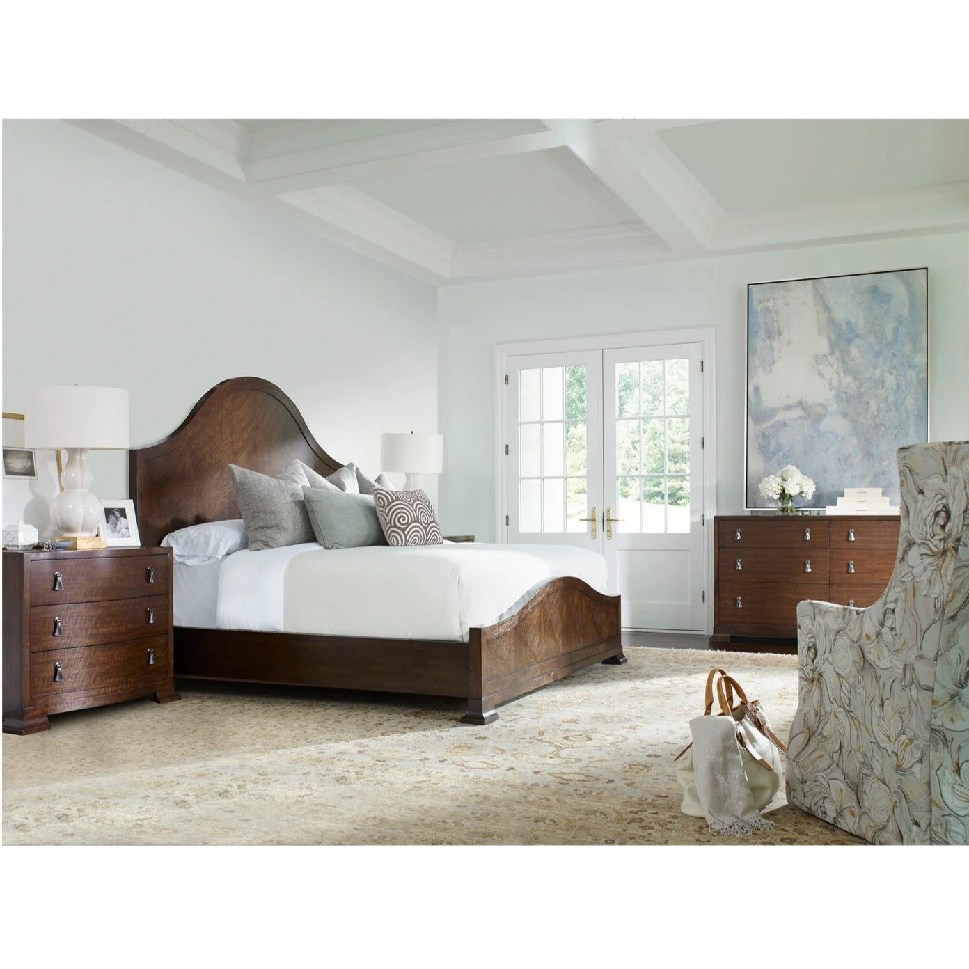 Century Furniture Mcalpine Wood Panel King Bed - Image 2
