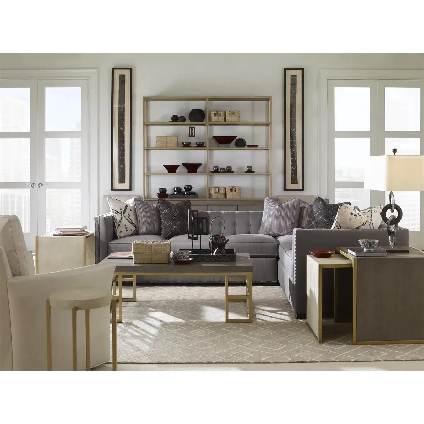 Century Furniture Monarch Kendall Nesting Side Tables - Image 2