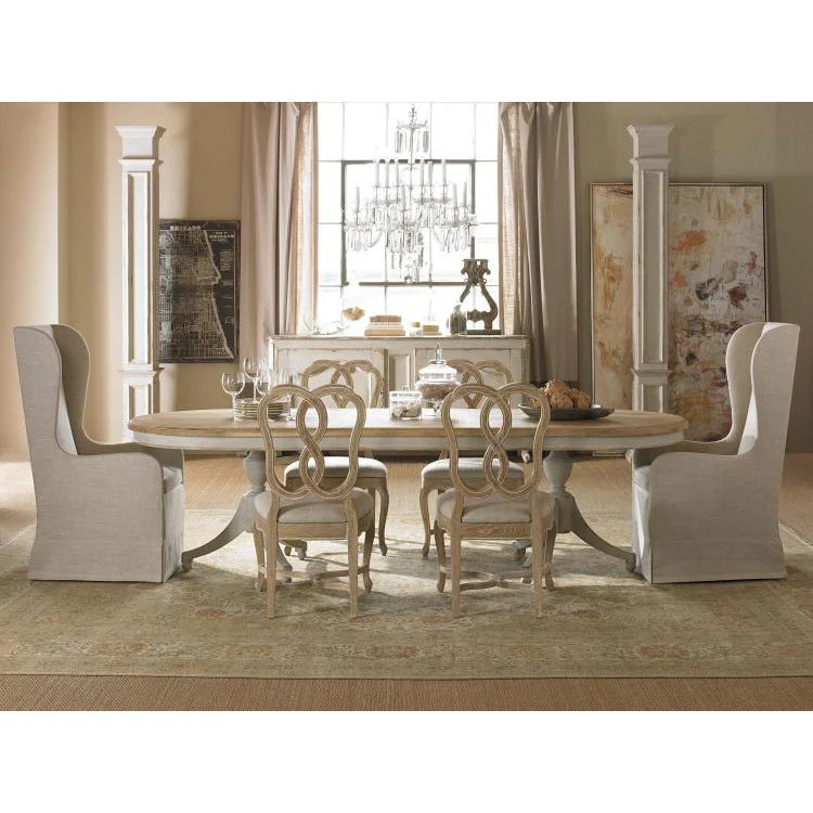 Century Furniture Monarch Madeline Double Pedestal Table - Image 2