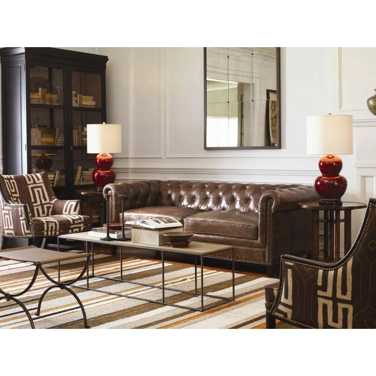 Century Furniture Monarch Niles Bench With Leather Seat - Image 2