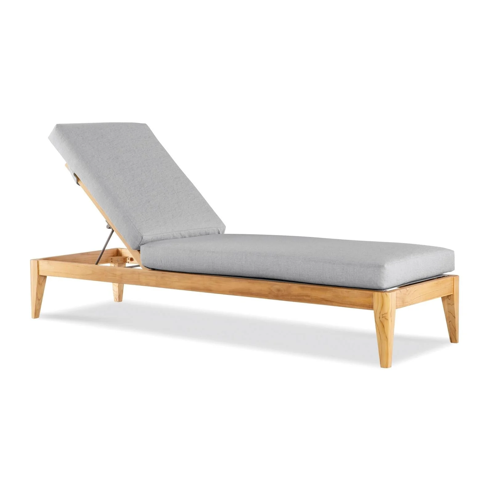 Century Furniture Outdoor Complements Poolside Teak Reclining Chaise Lounge II - Image 4