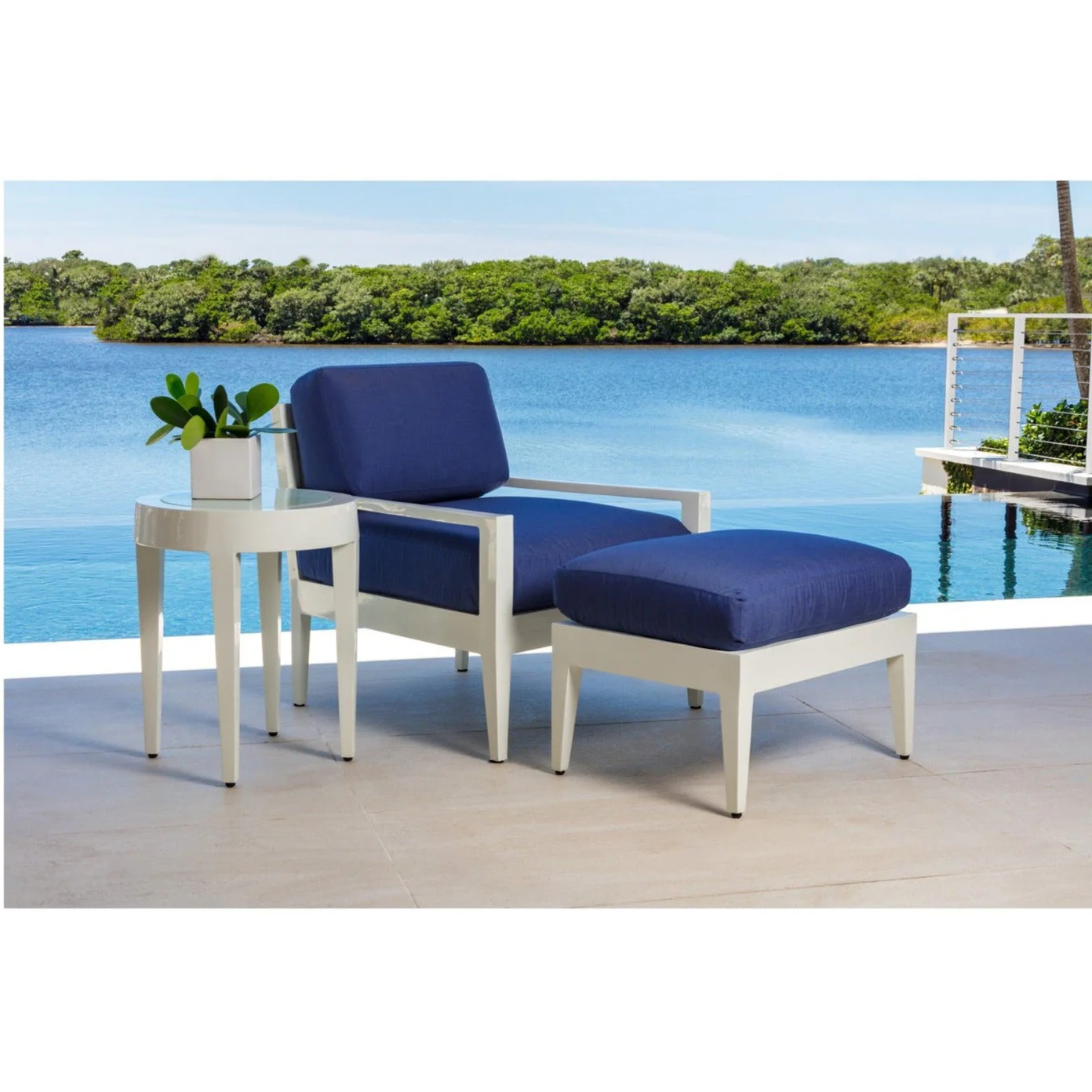 Century Furniture Sail Round Side Table - Image 2