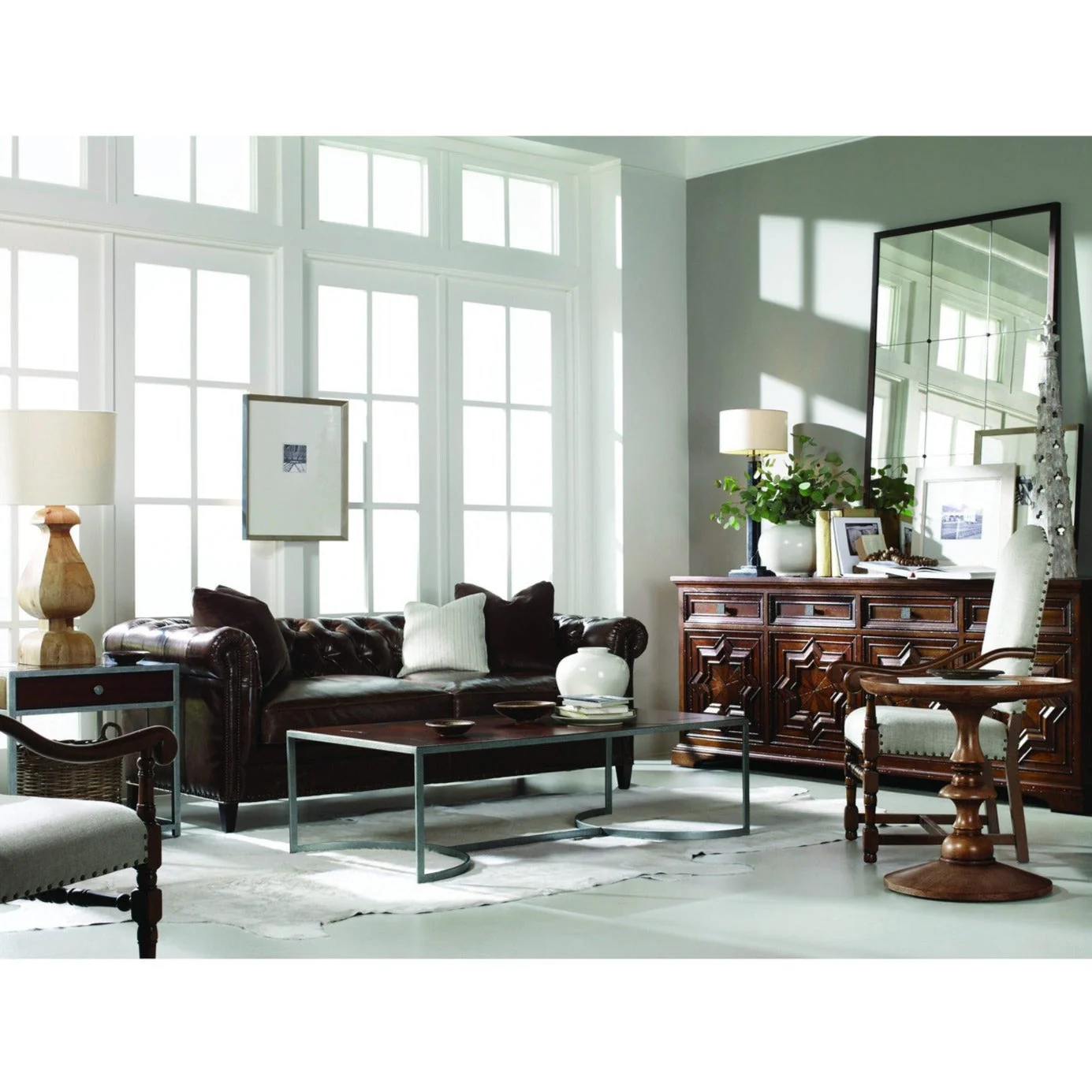 Century Furniture Sorenson Tufted Sofa - Image 4