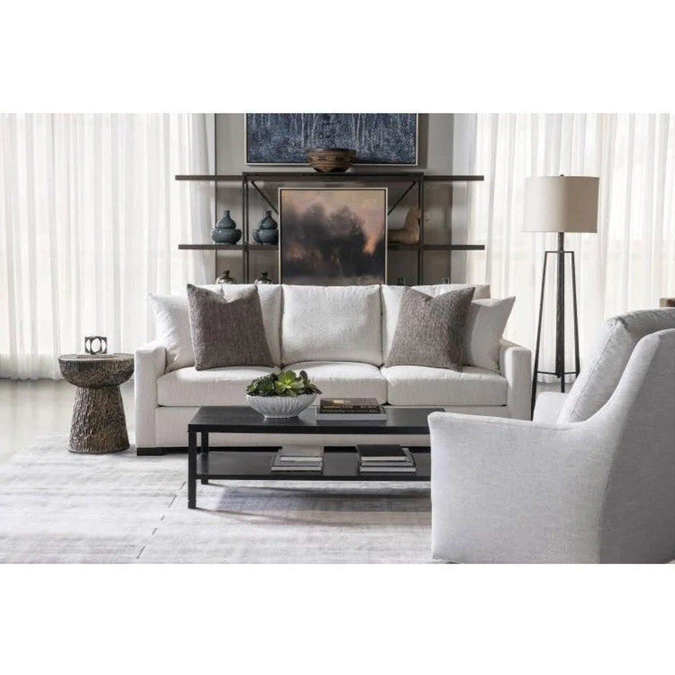 Century Furniture Stocked Liam Swivel Chair - Image 2