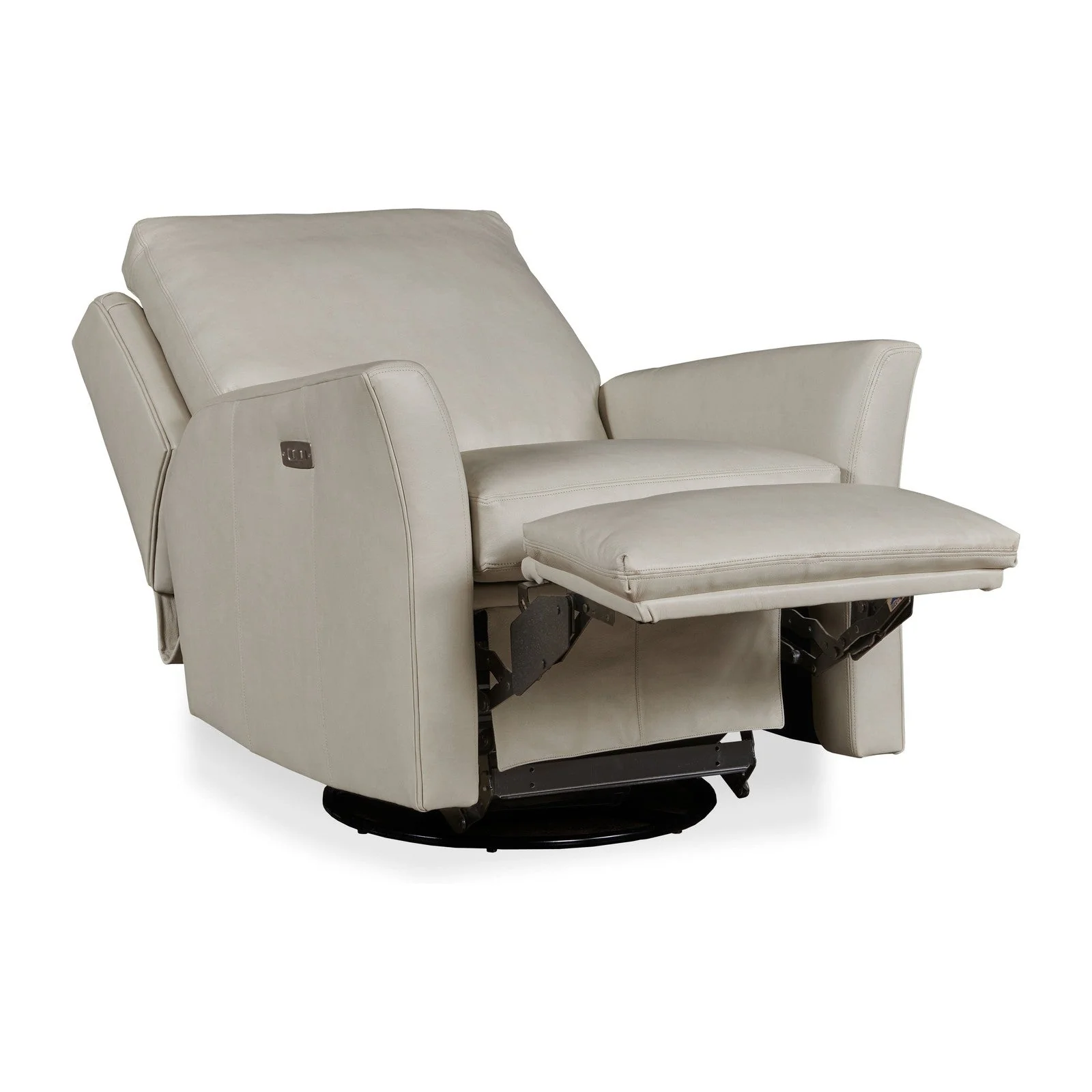 Century Furniture Stocked Reed Swivel Glider Electric Recliner - Image 4