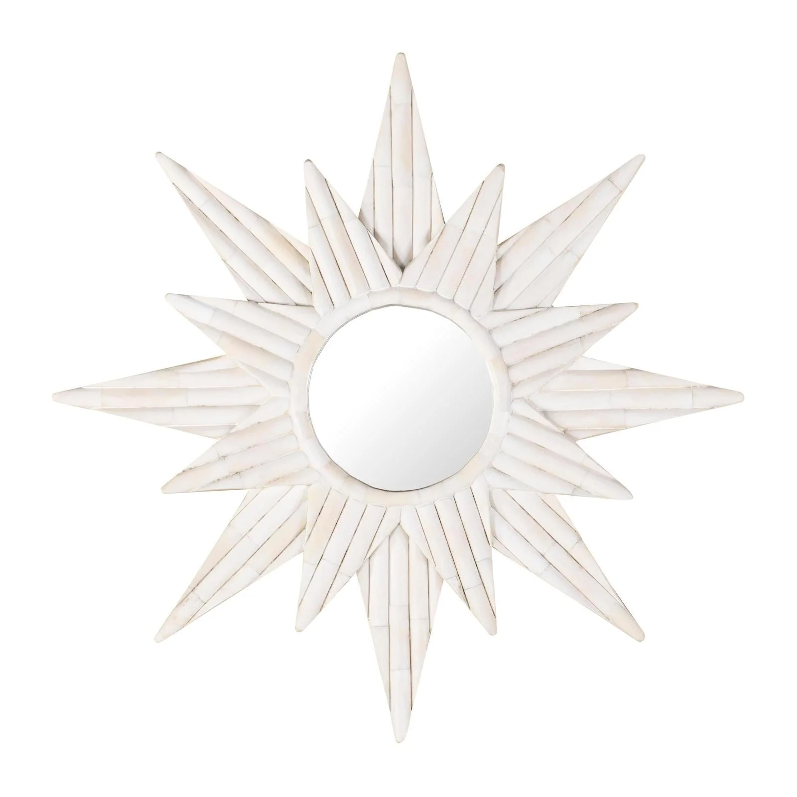 Century Furniture Sunburst Bone Mirror - Image 2