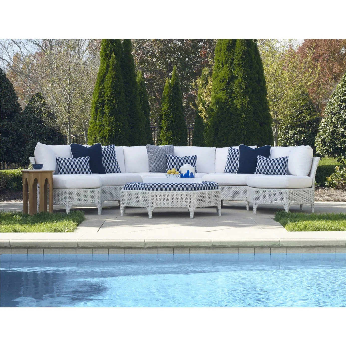 Century Furniture Tangier Teak Occasional Table - Image 2