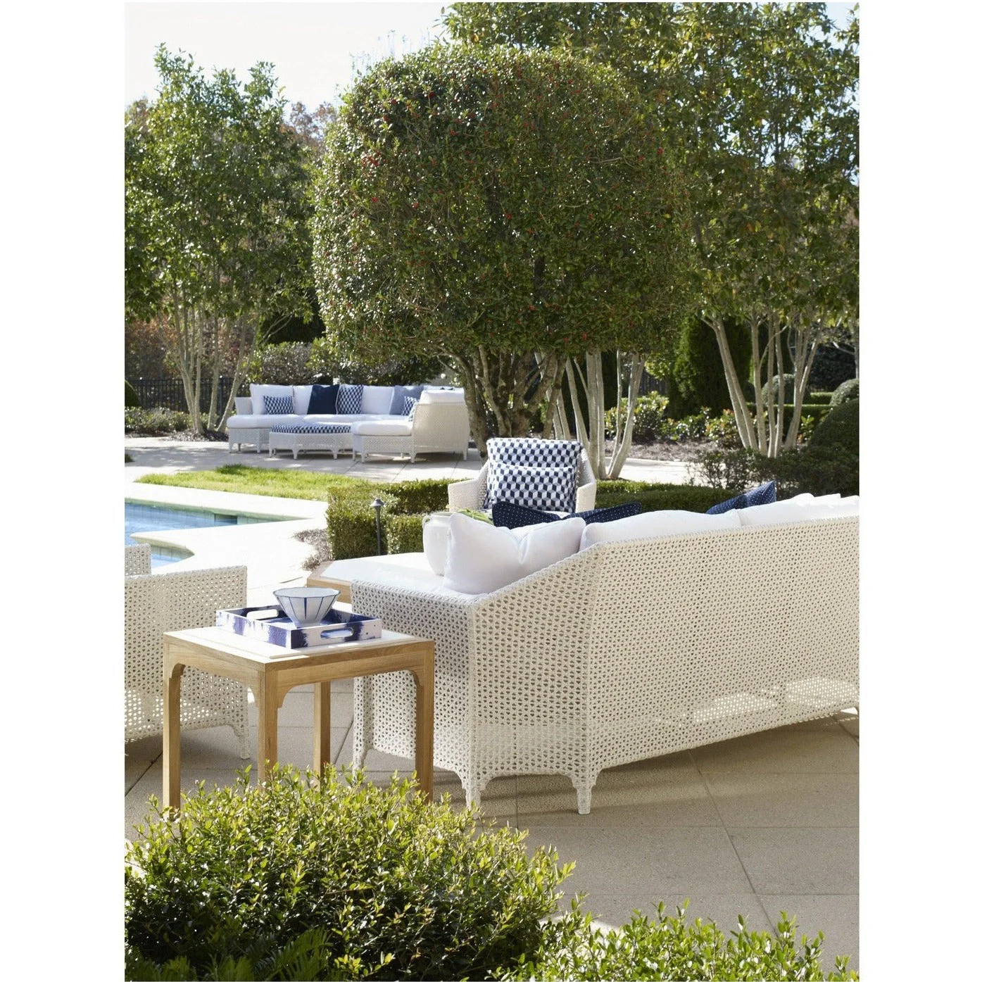 Century Furniture Tangier Teak Side Table - Image 2