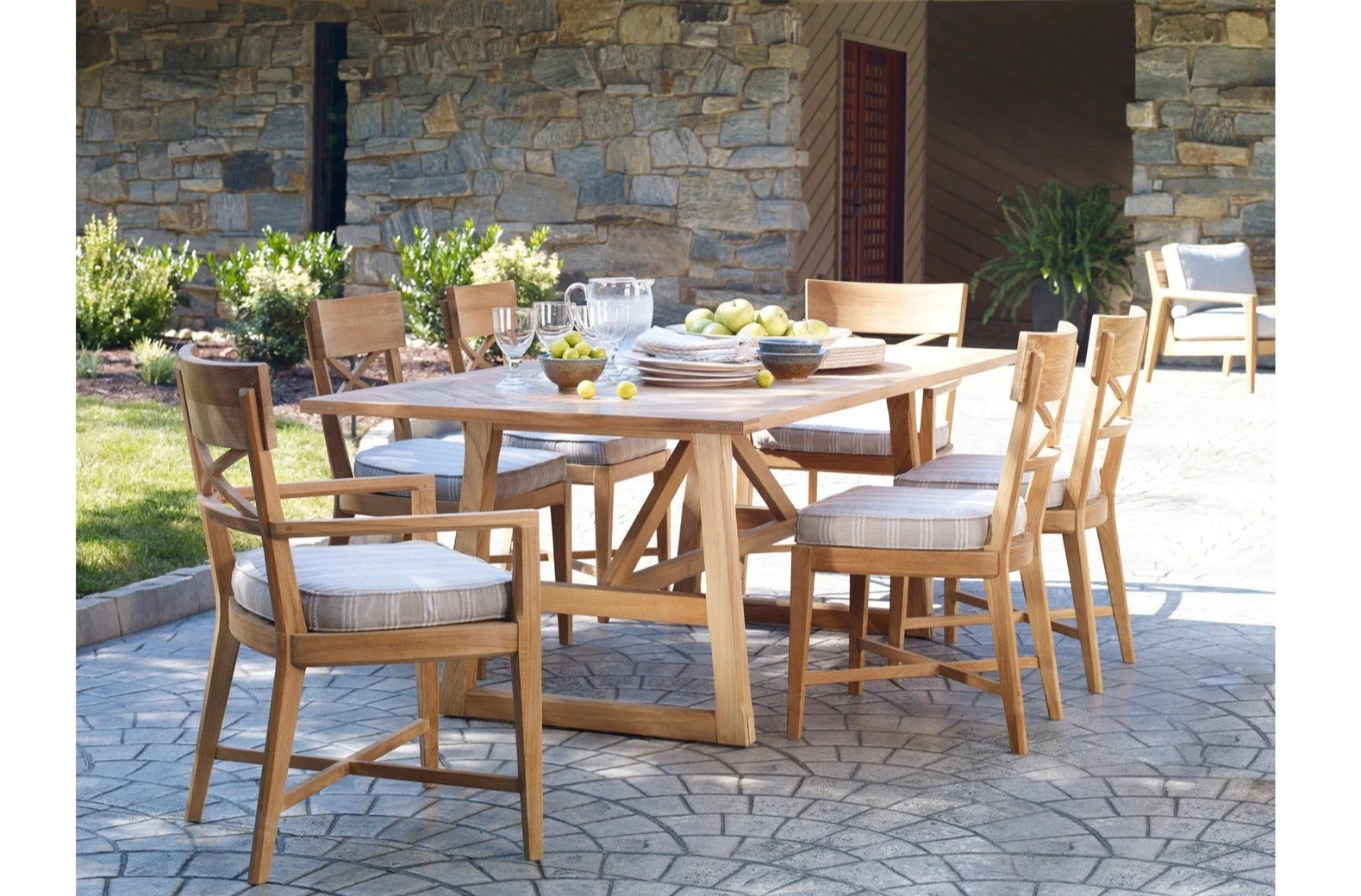 Century Furniture Teak Dining Arm Chair - Image 2