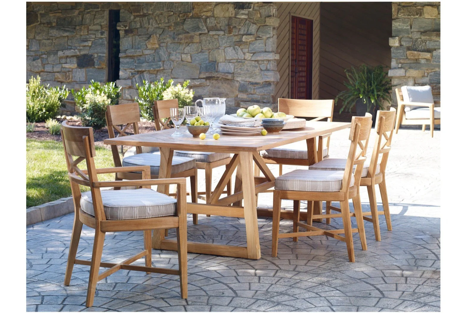 Century Furniture Teak Dining Side Chair - Image 3