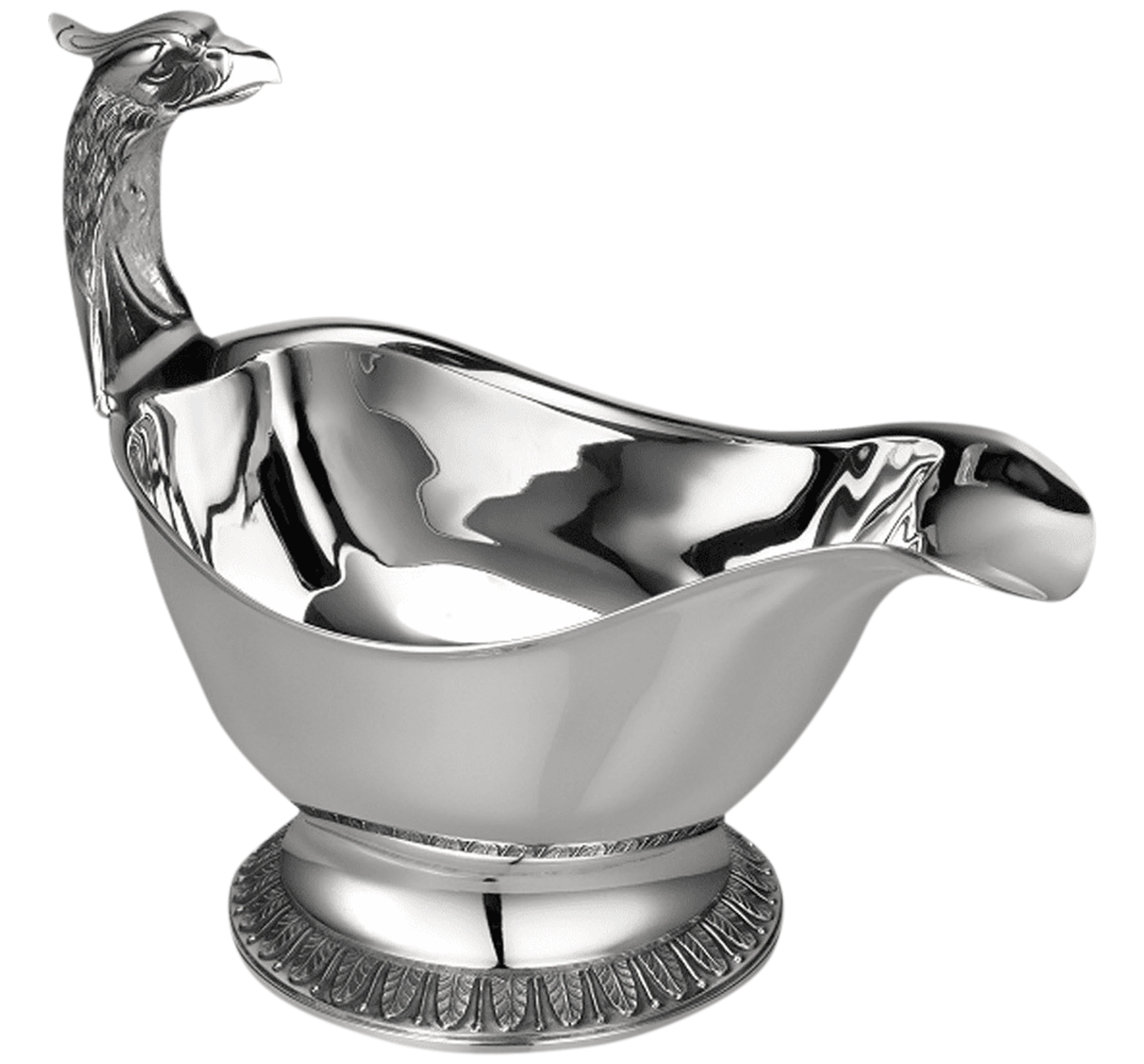Christofle Malmaison Large Silver-Plated Gravy Boat