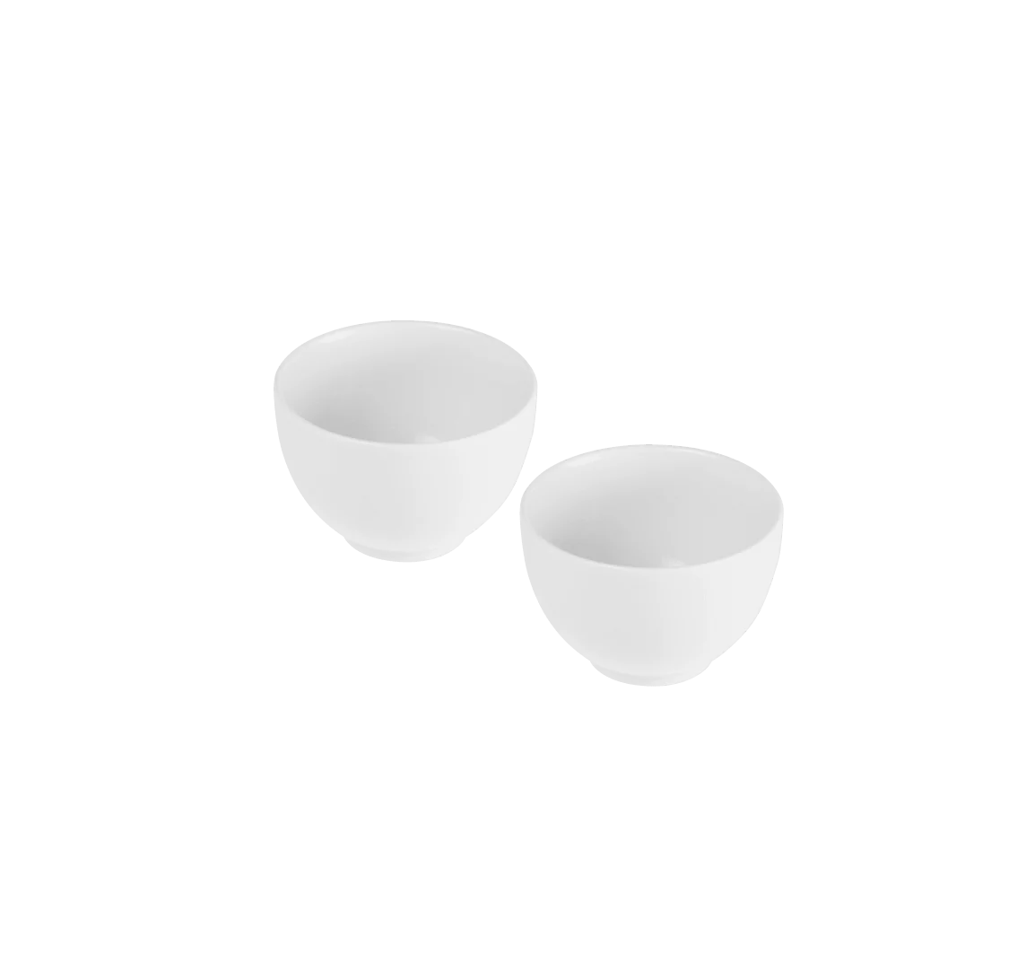 Christofle Mood Asia Porcelain Soup Bowls-Set of 2 - Image 2