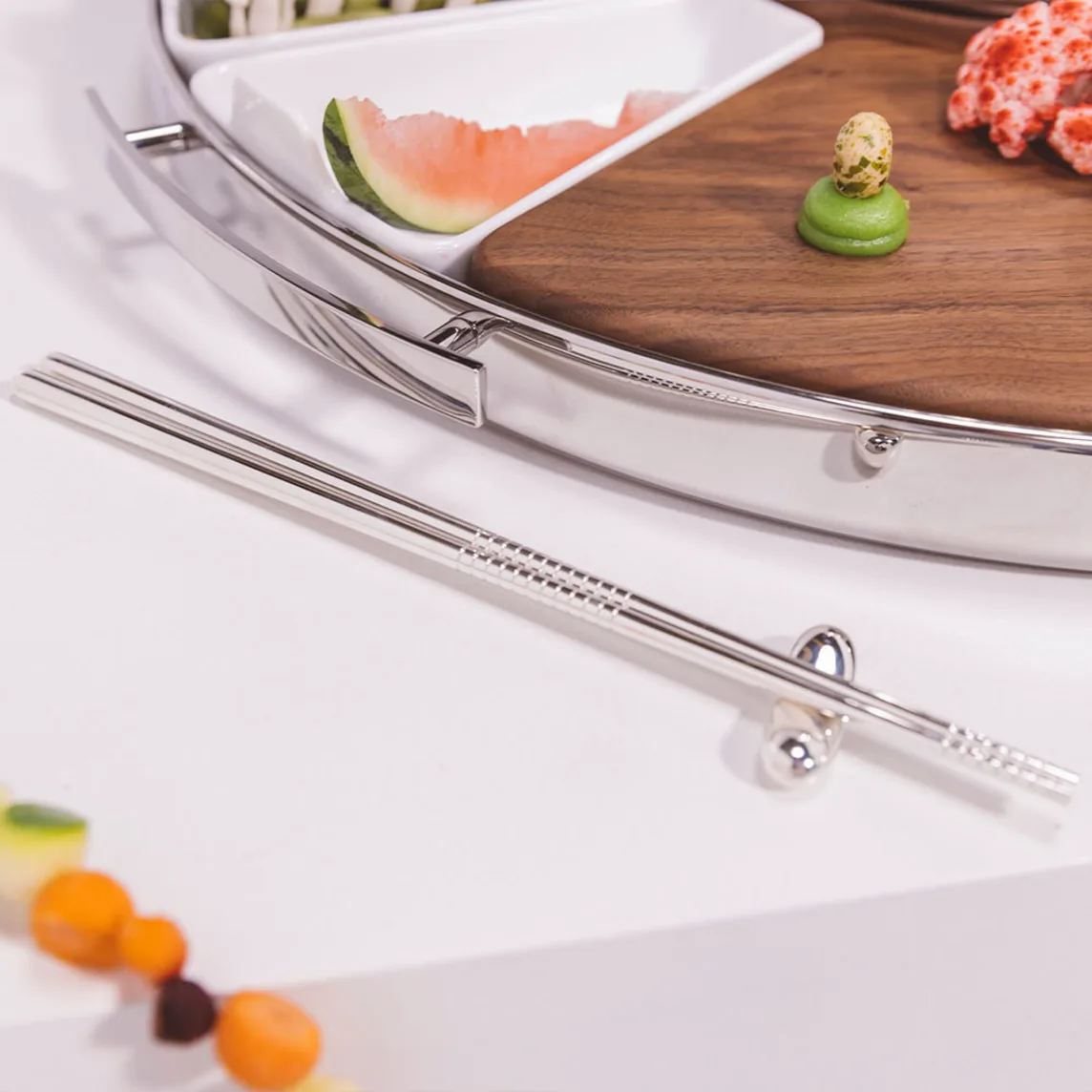 Christofle Mood Asia Silver-Plated Chopsticks Rest - Image 3