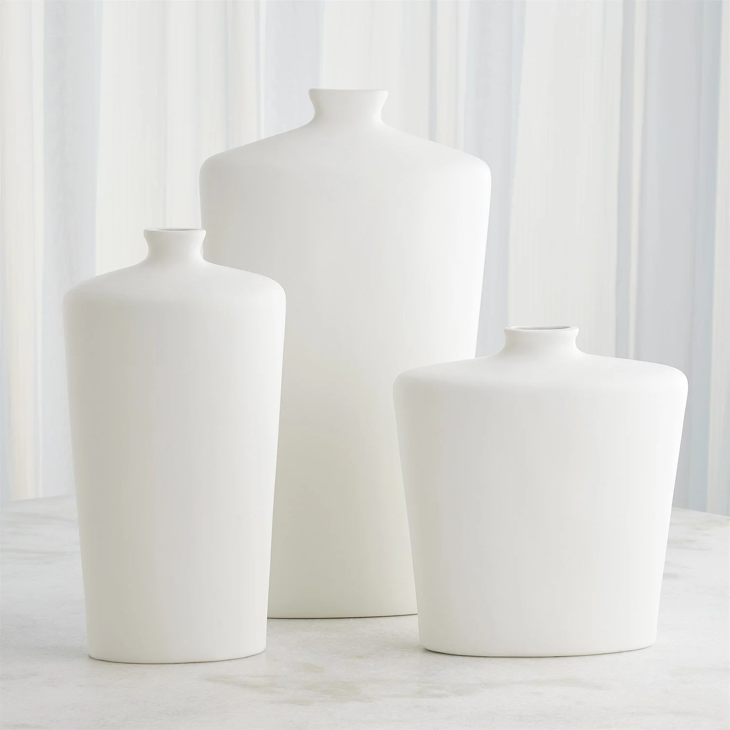 Citizen Artist for Global Views Matte White Terzo Vase - Image 2
