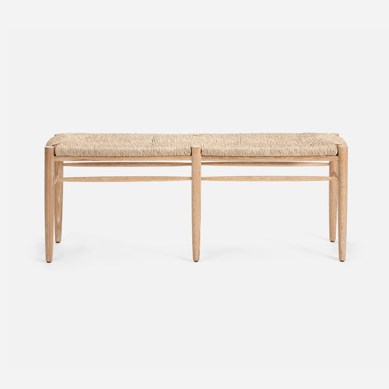 Colwyn Woven Rush Bench - Image 21