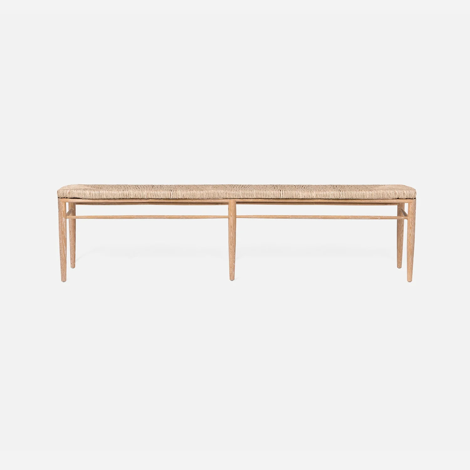 Colwyn Woven Rush Bench - Image 26