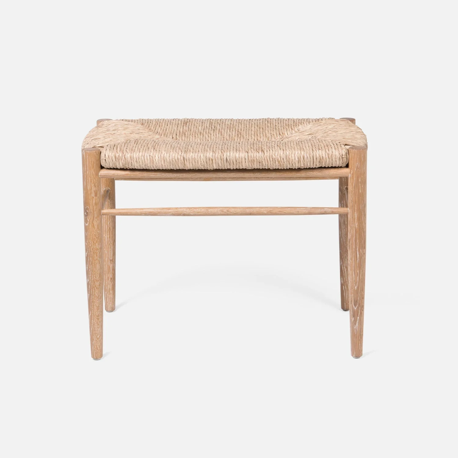 Colwyn Woven Rush Bench - Image 3