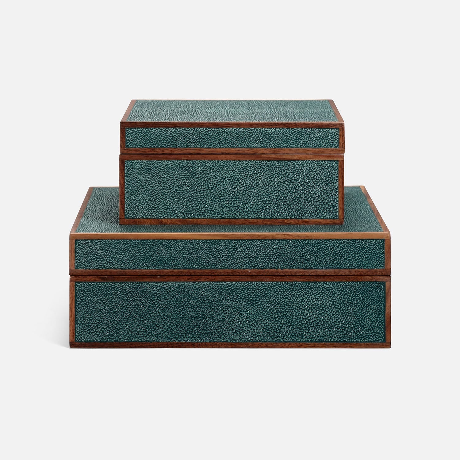 Cooper Faux Shagreen Box - Set of 2 - Image 13