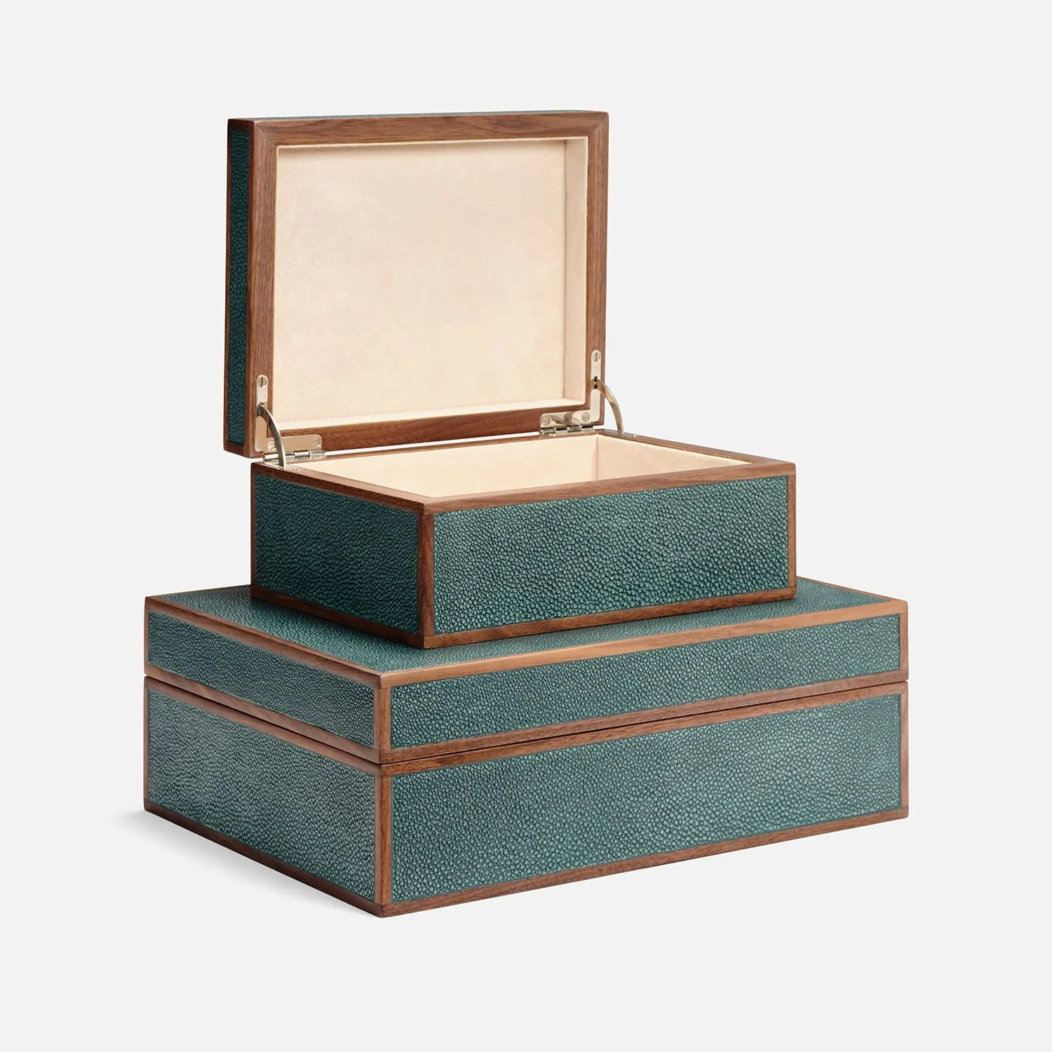 Cooper Faux Shagreen Box - Set of 2 - Image 17