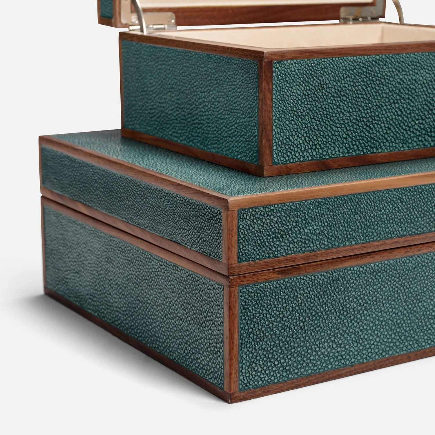 Cooper Faux Shagreen Box - Set of 2 - Image 20