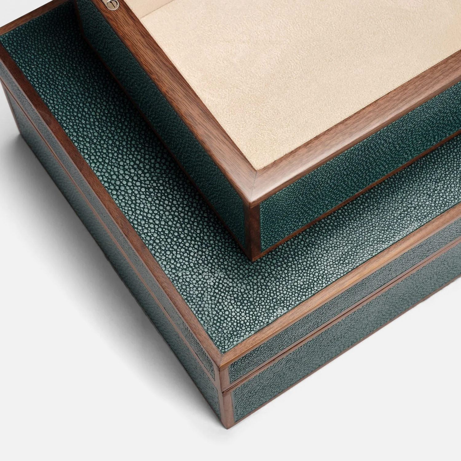 Cooper Faux Shagreen Box - Set of 2 - Image 21