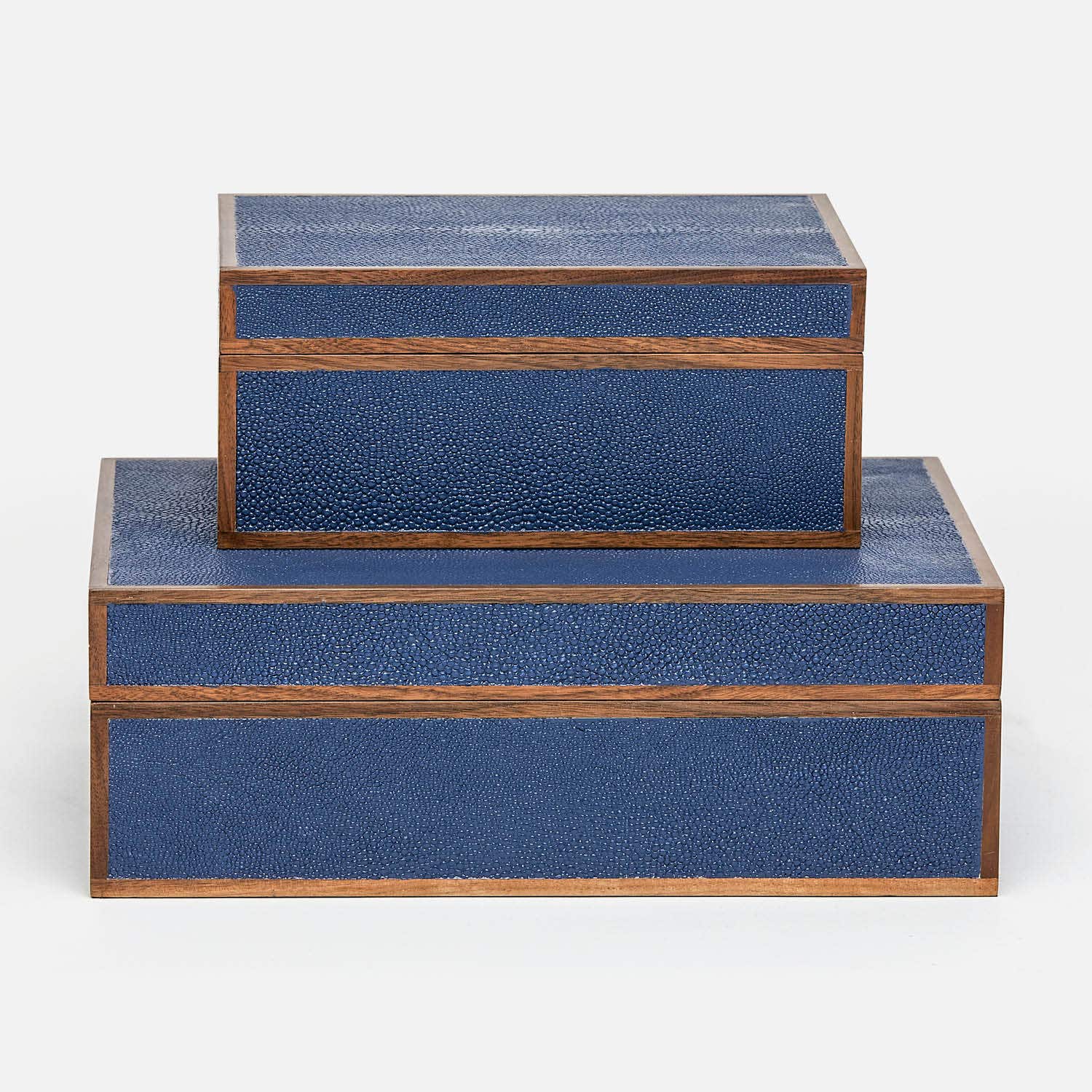 Cooper Faux Shagreen Box - Set of 2 - Image 24