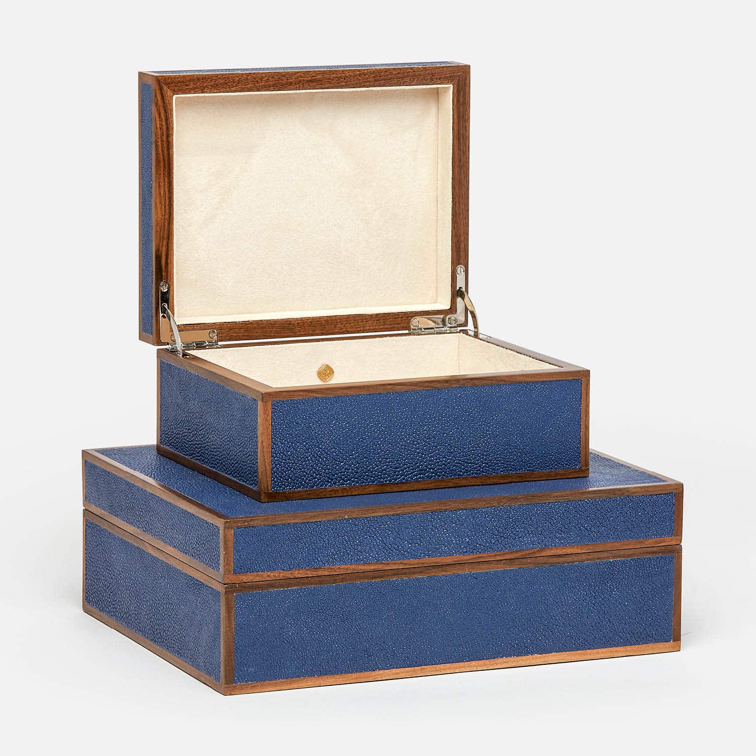 Cooper Faux Shagreen Box - Set of 2 - Image 25