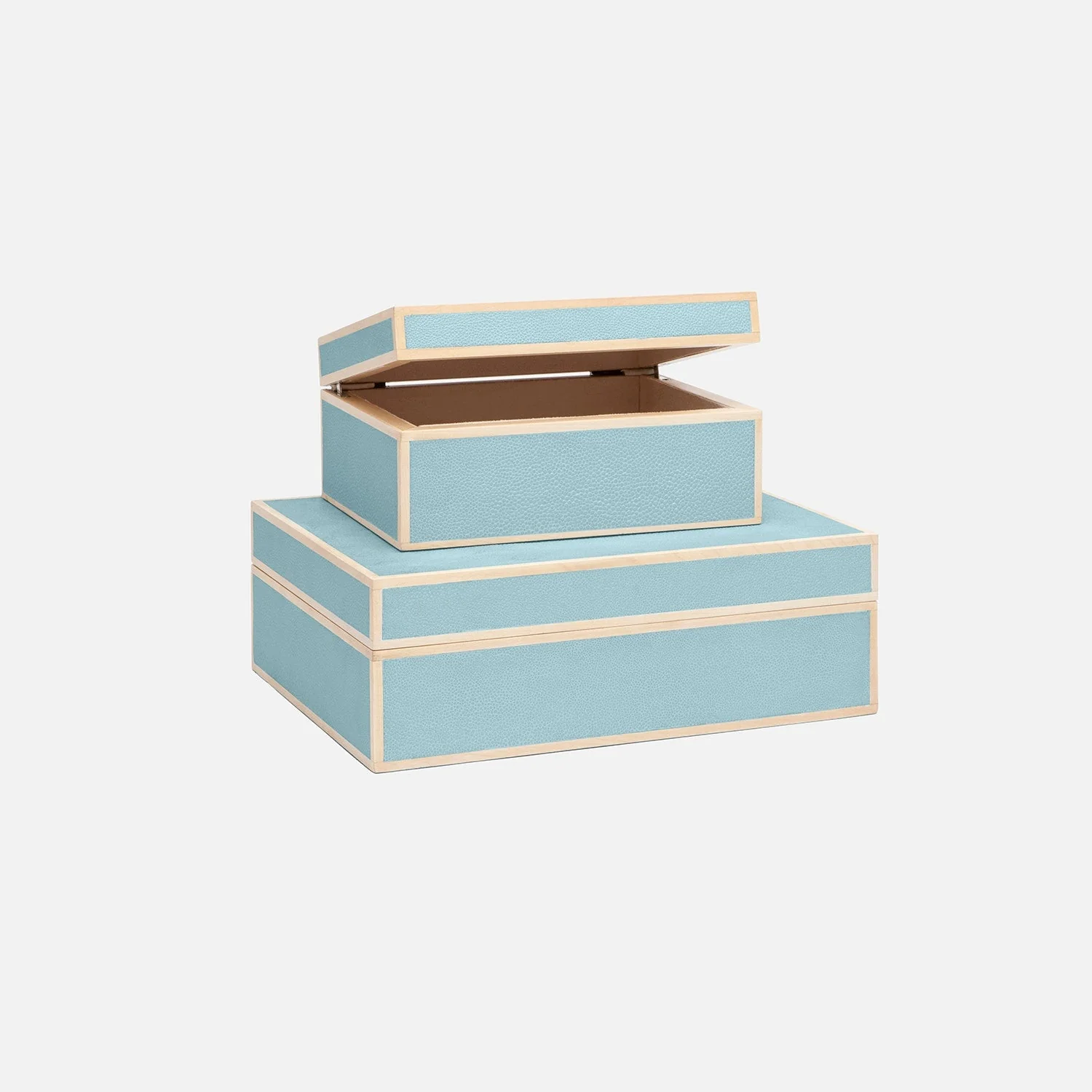 Cooper Faux Shagreen Box - Set of 2 - Image 27