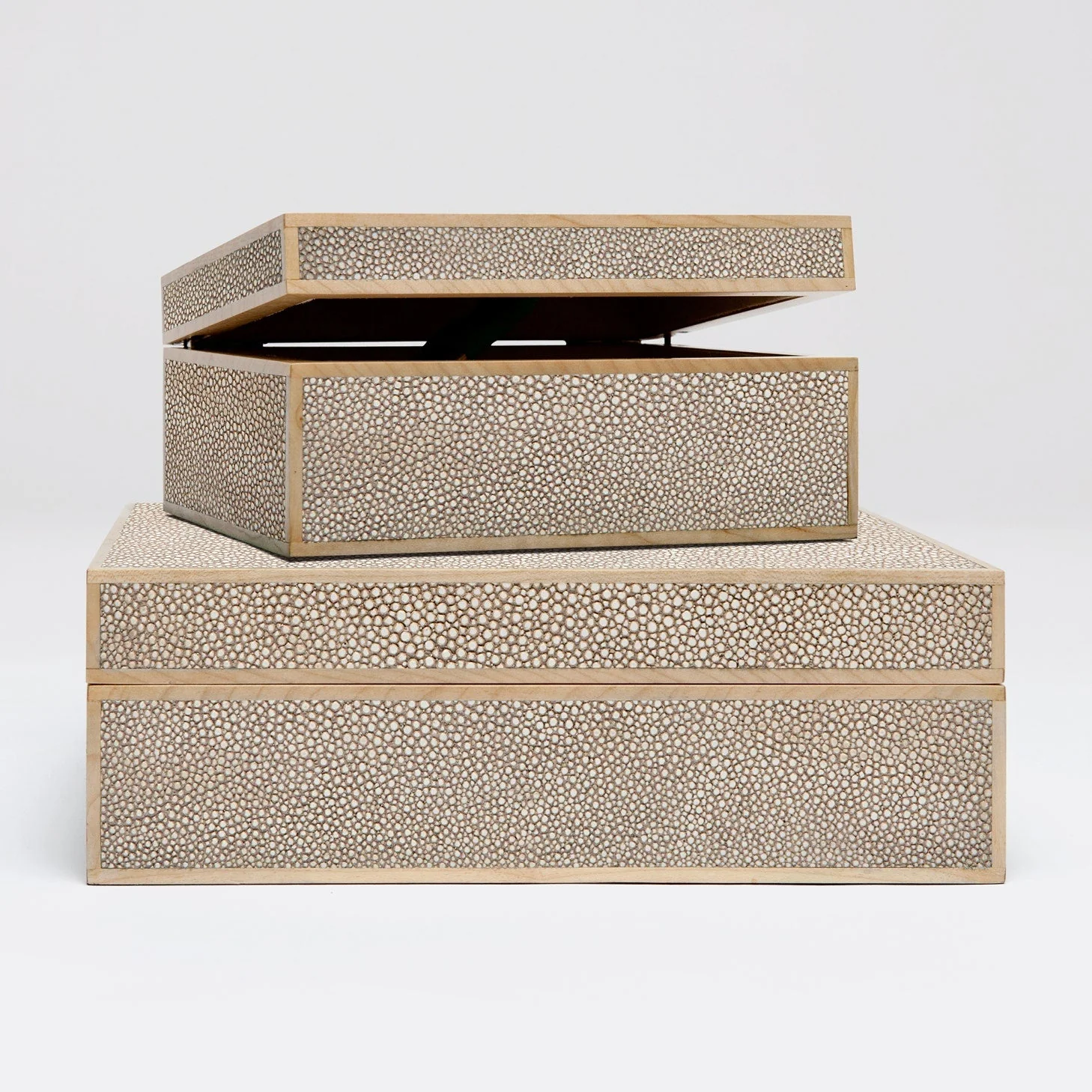 Cooper Faux Shagreen Box - Set of 2 - Image 33