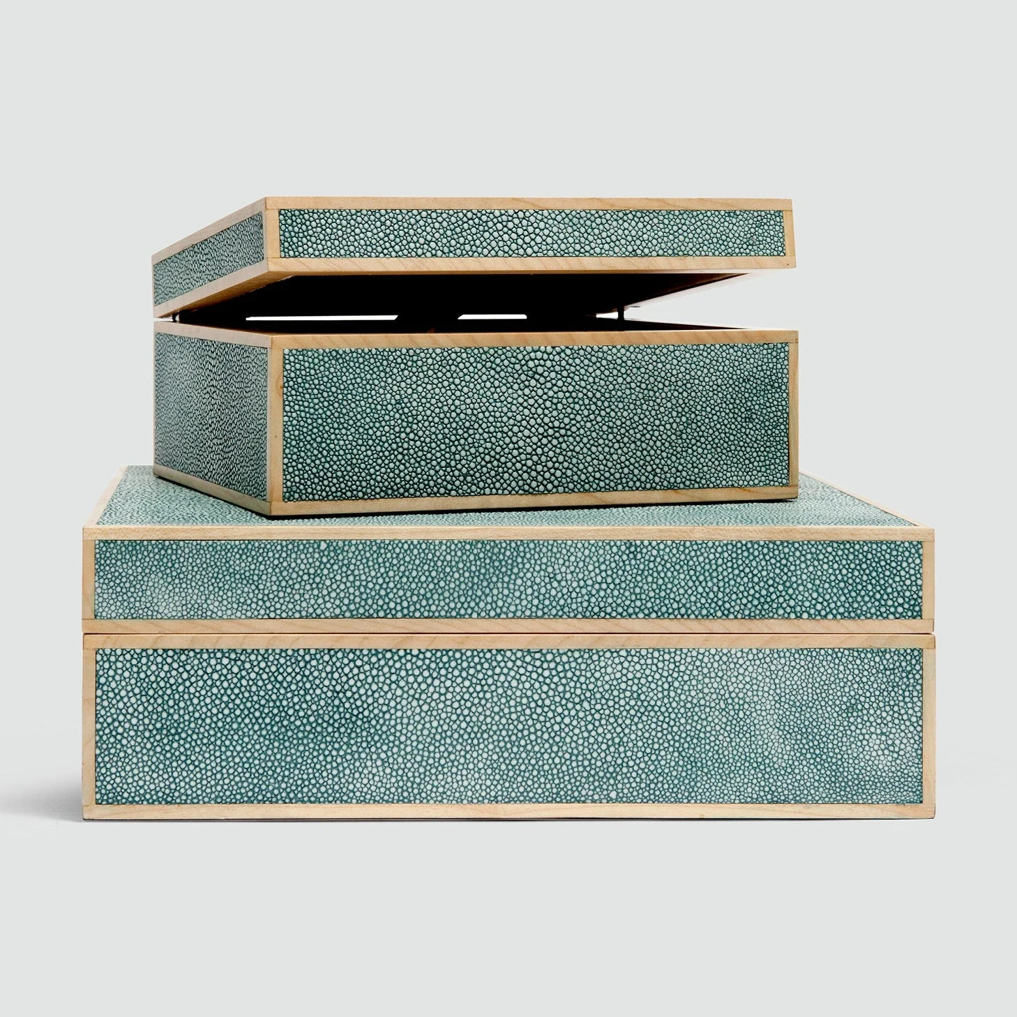 Cooper Faux Shagreen Box - Set of 2 - Image 35