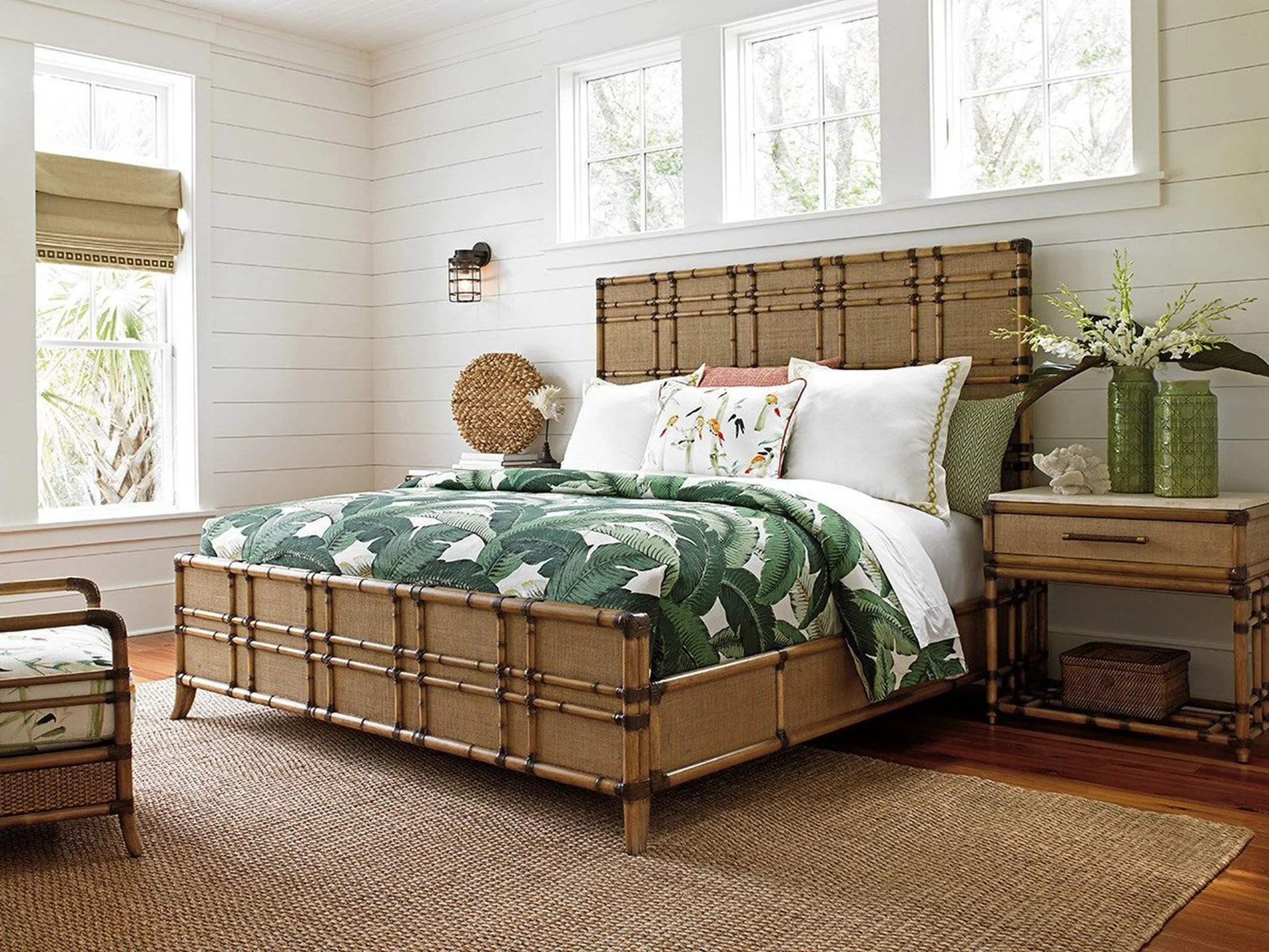 Tommy Bahama Home Twin Palms Coco Bay Panel Bed - Image 2